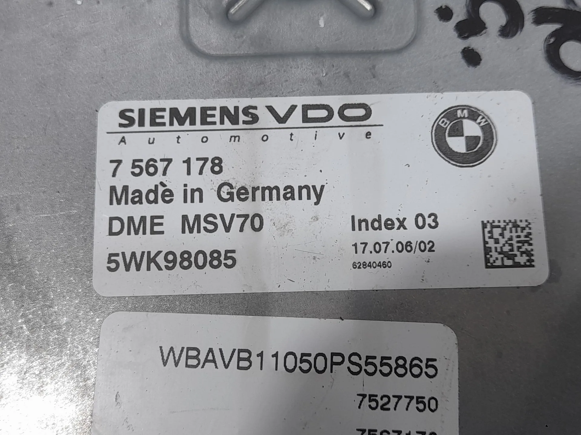 Centralita Motor Uce para Bmw 3 (E90)