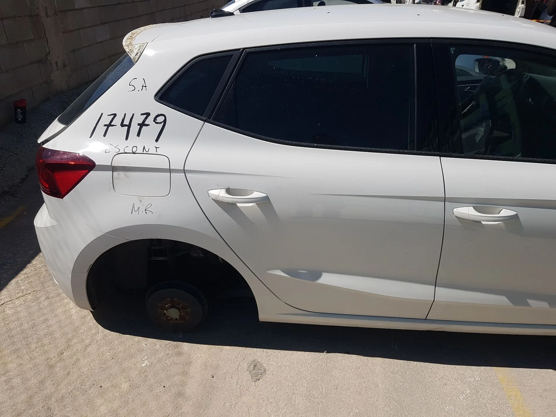 Puerta Trasera Derecha para Seat Ibiza V (Kj1, Kjg)