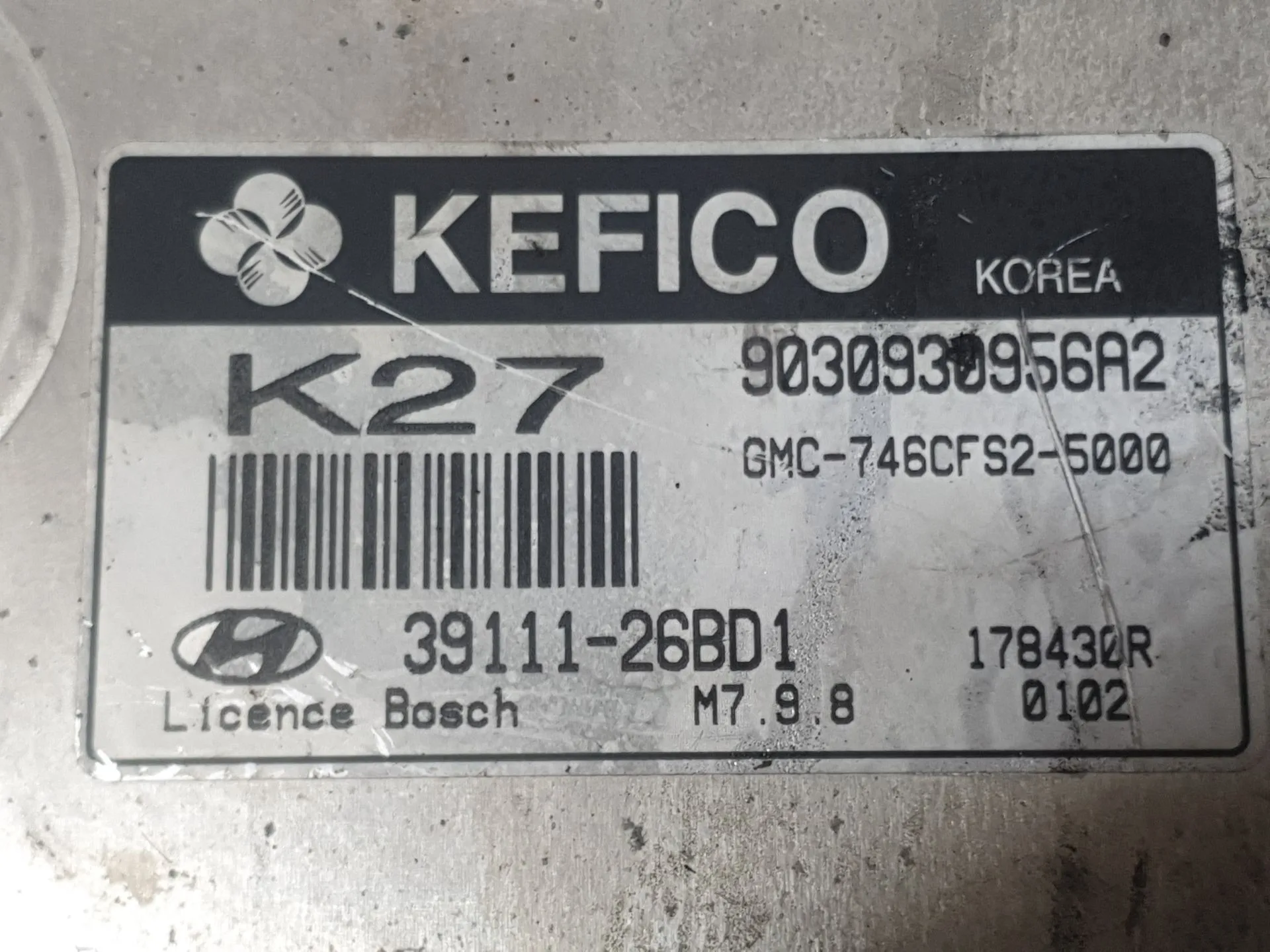 Centralita Motor Uce para Hyundai Accent Iii (Mc)