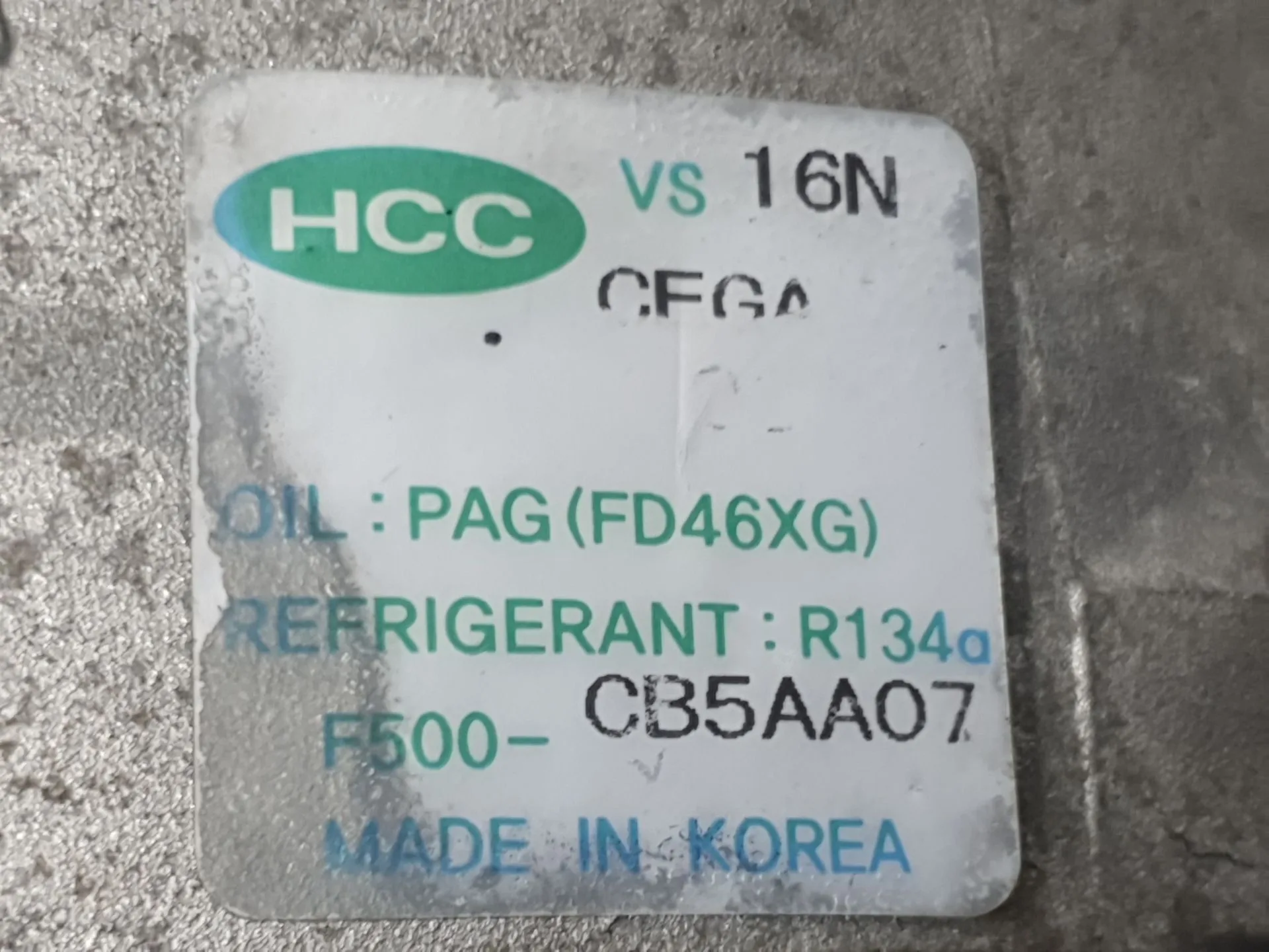 Compresor Aire Acondicionado para Hyundai Accent Iii (Mc)
