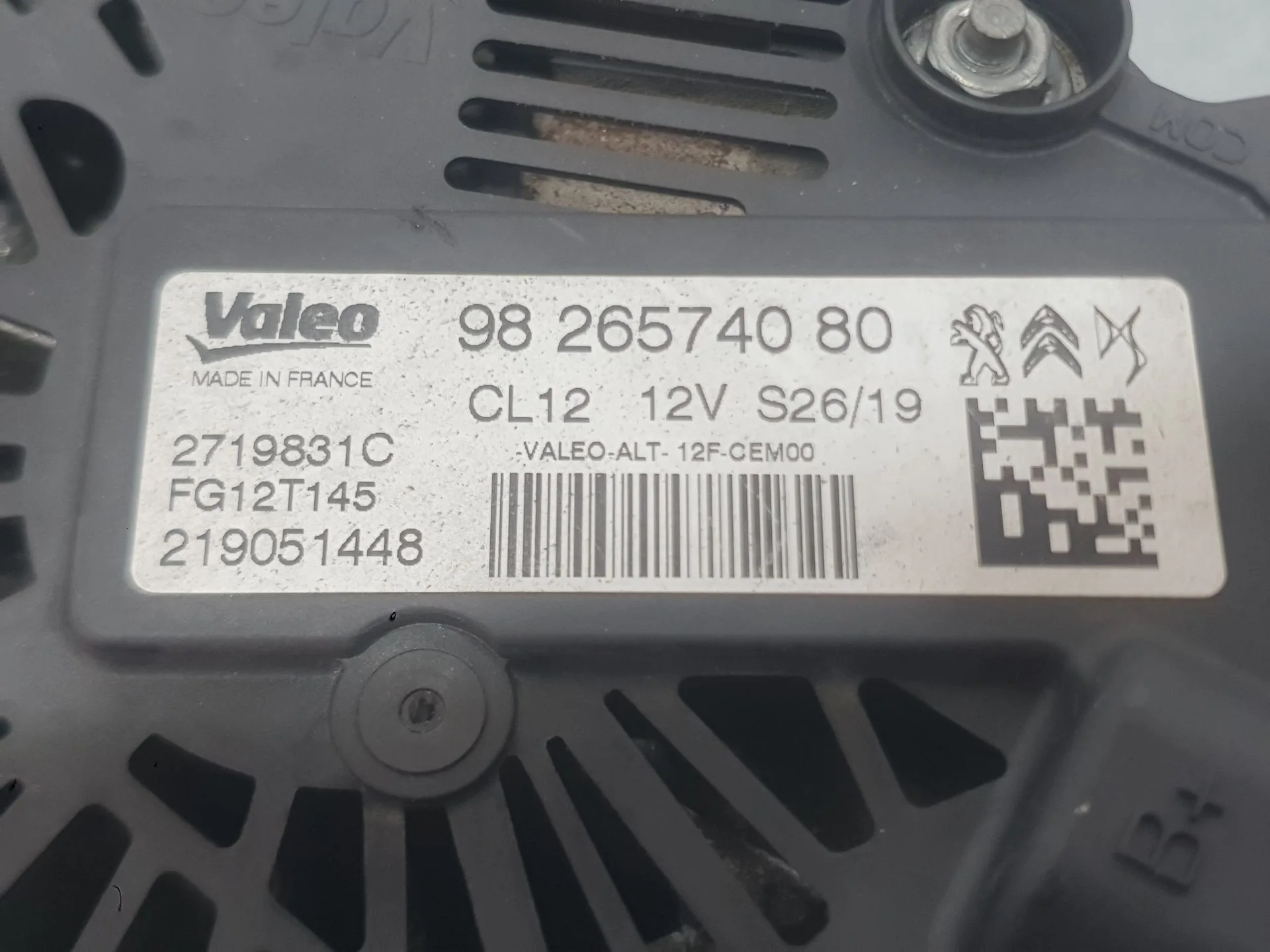 Alternador para Citroën Berlingo (Er_, Ec_)
