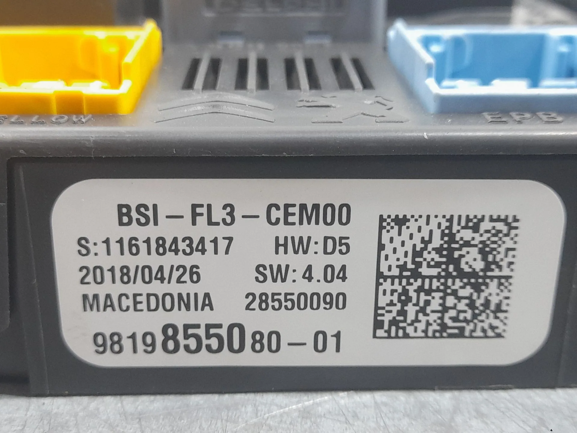 Caja Reles / Fusibles para Peugeot 3008