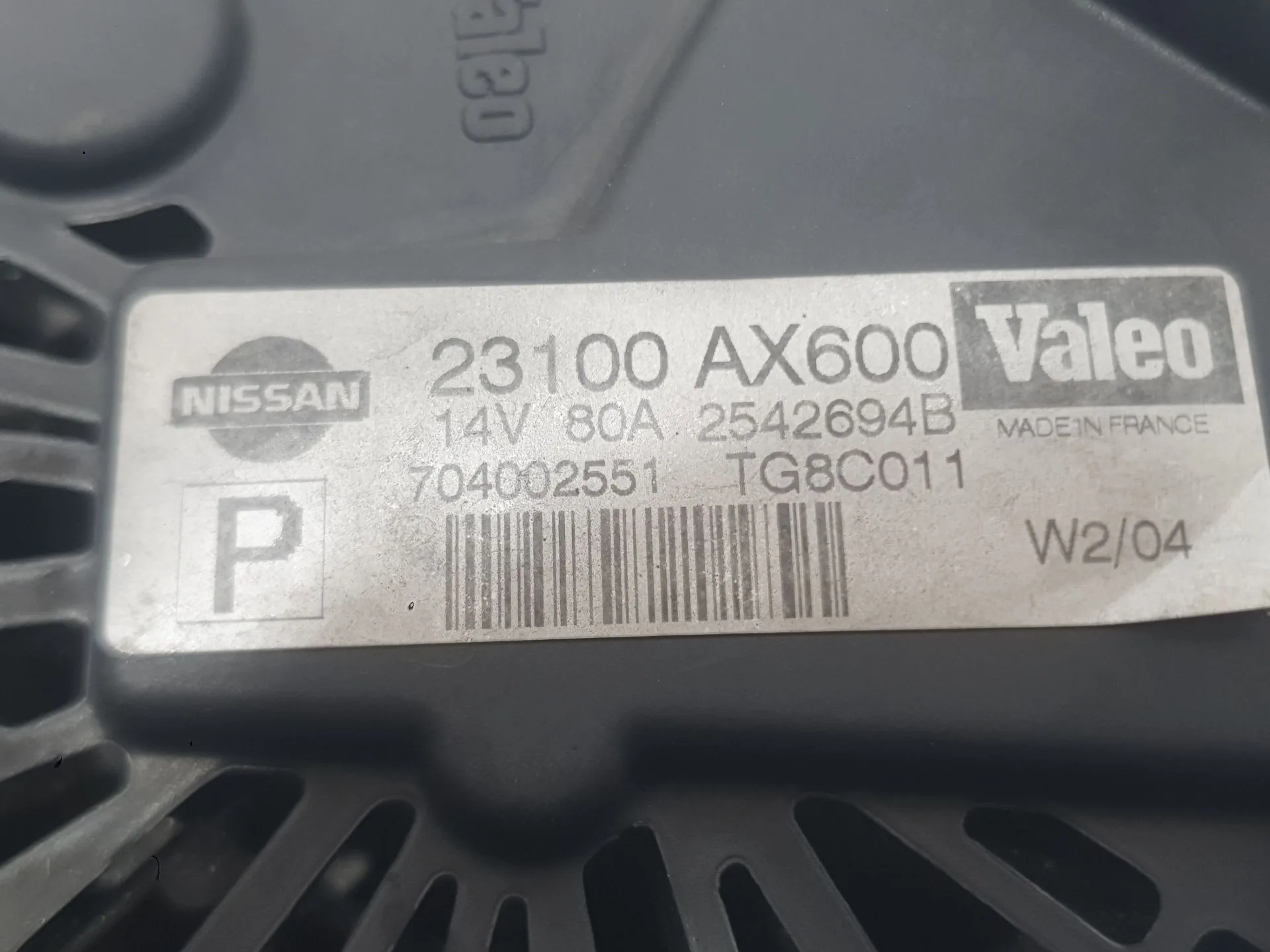 Alternador para Nissan Micra Iii (K12)