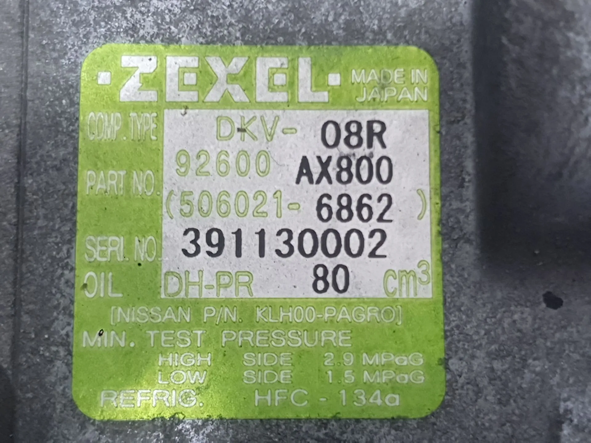 Compresor Aire Acondicionado para Nissan Micra Iii (K12)