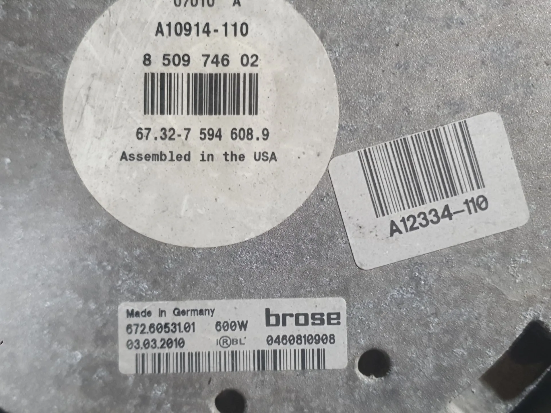 Electroventilador para Bmw X5 (E70)