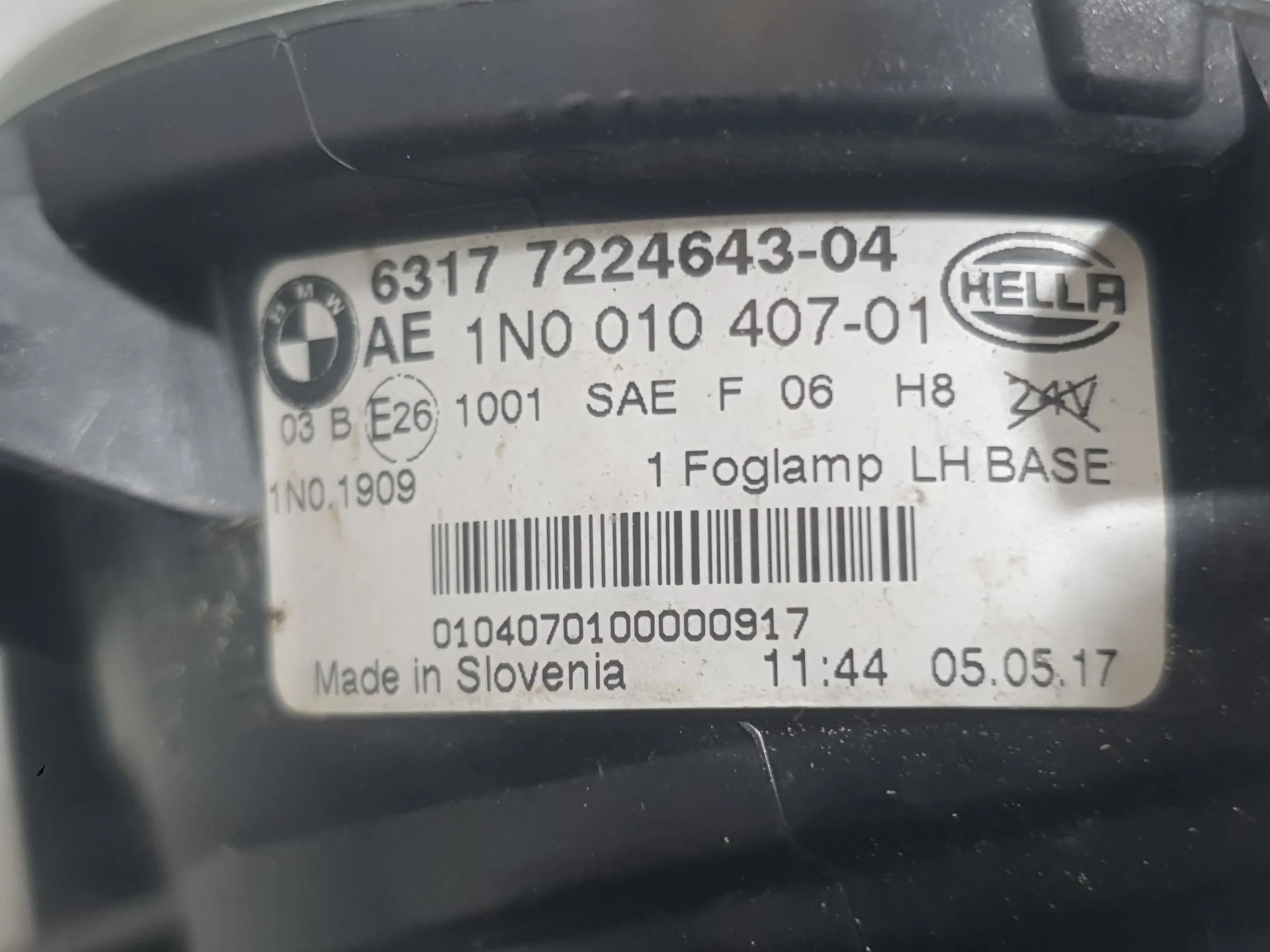 Faro Antiniebla Izquierdo para Bmw X5 (E70)