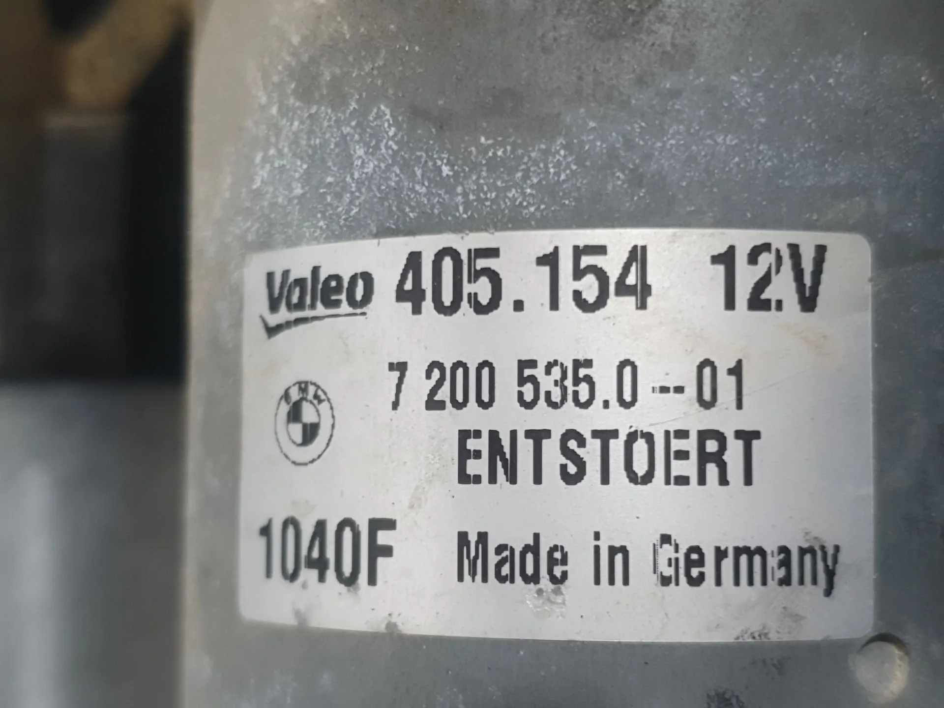 Motor Limpia Delantero para Bmw X5 (E70)