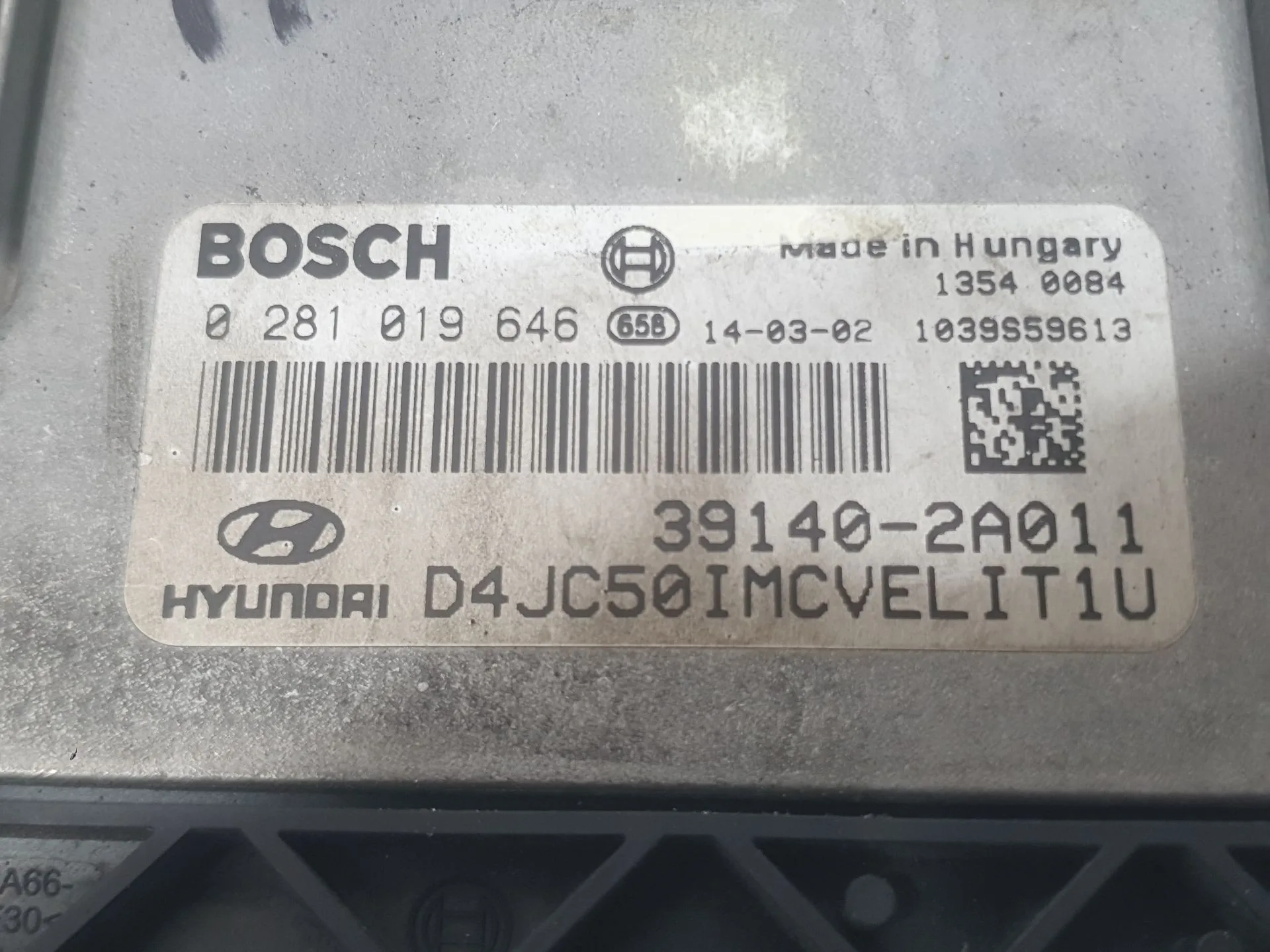 Centralita Motor Uce para Hyundai Ix20 (Jc)