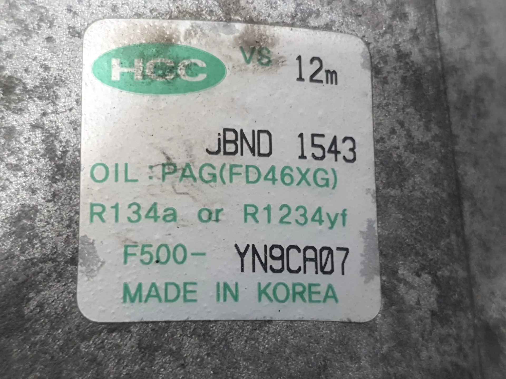 Compresor Aire Acondicionado para Hyundai Ix20 (Jc)
