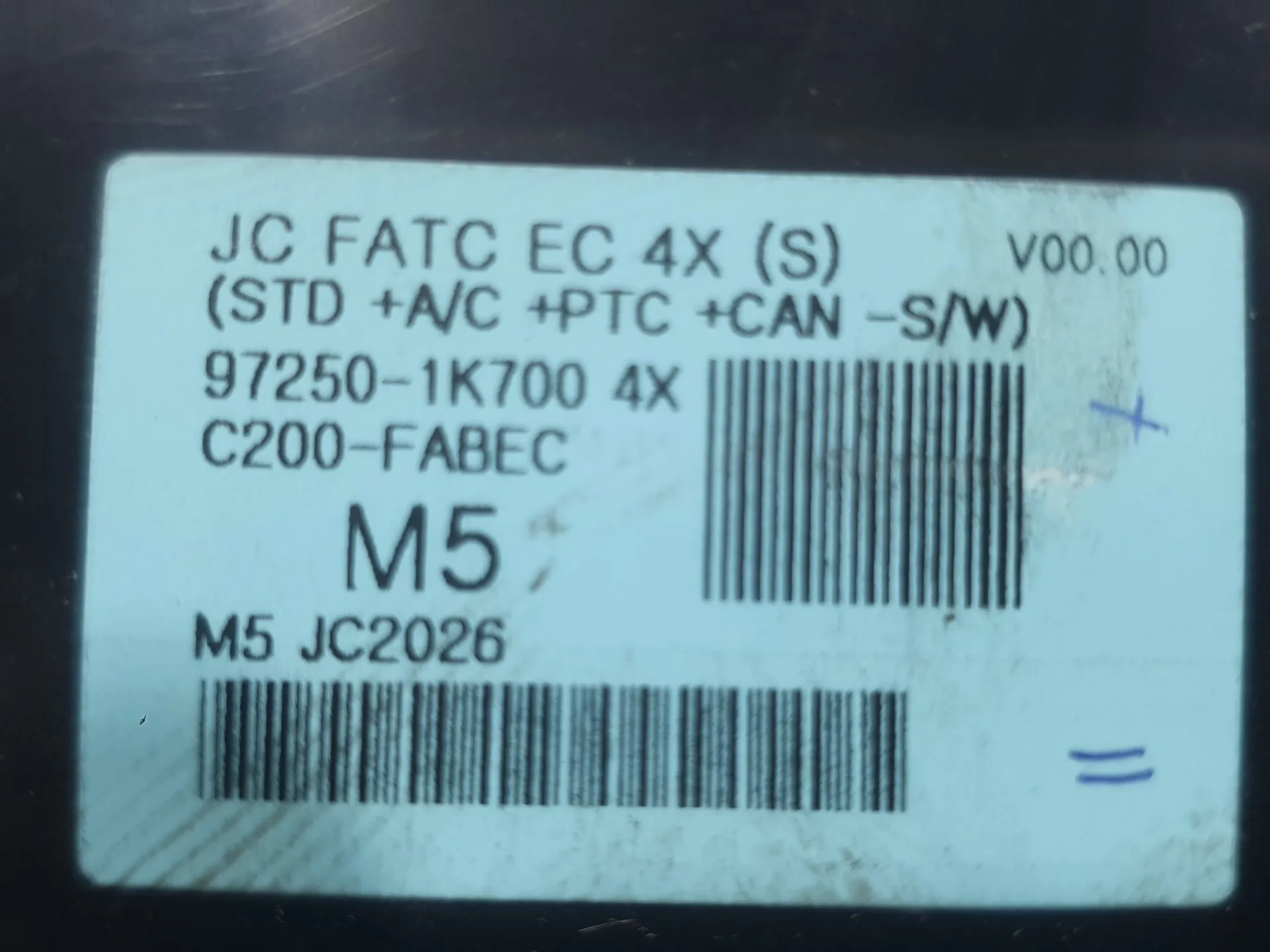 Mando Climatizador para Hyundai Ix20 (Jc)