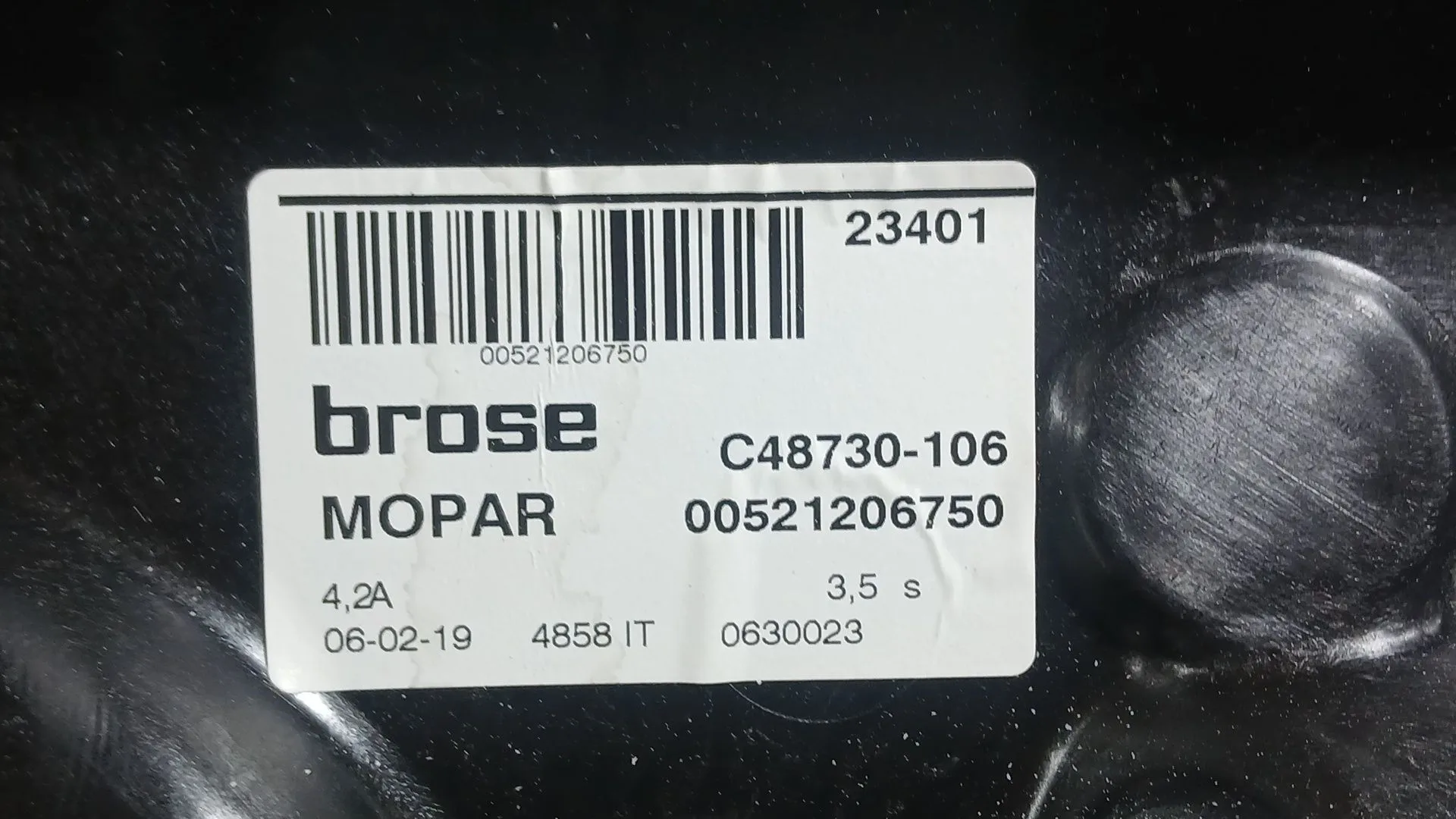 Elevalunas Delantero Derecho para Fiat 500X (334_)