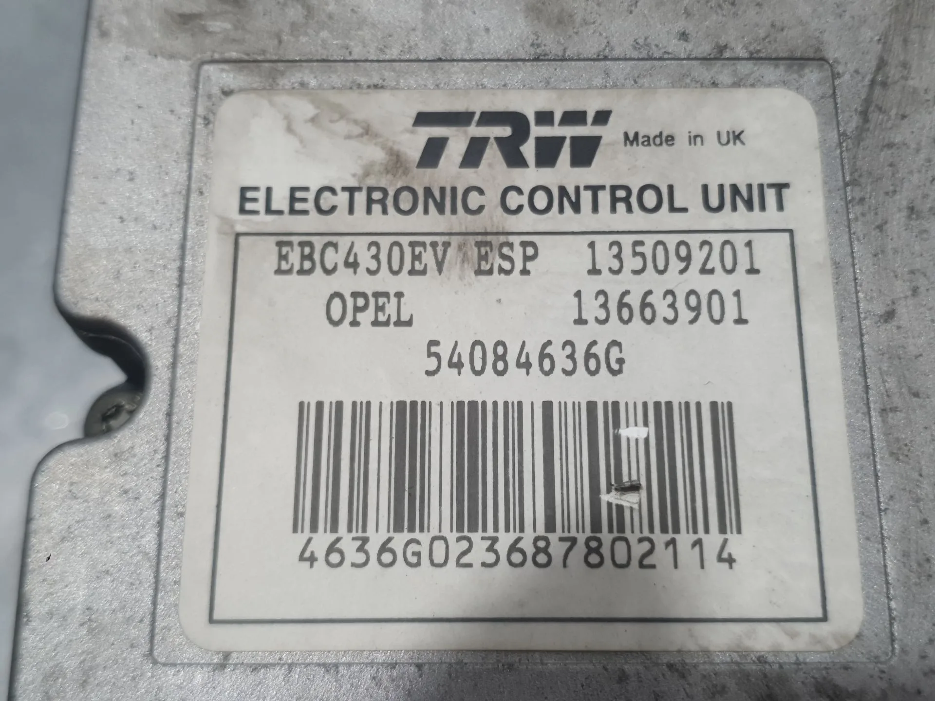 Abs para Opel Vectra C (Z02)