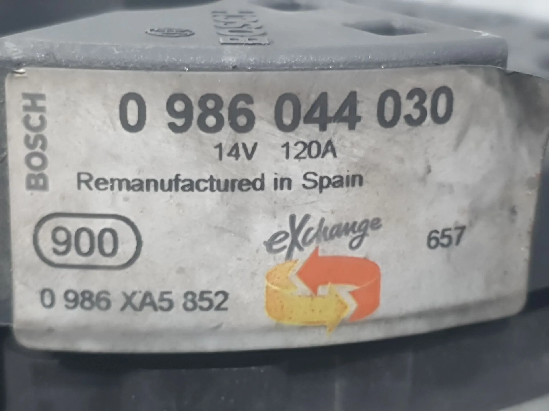 Alternador para Opel Vectra C (Z02)