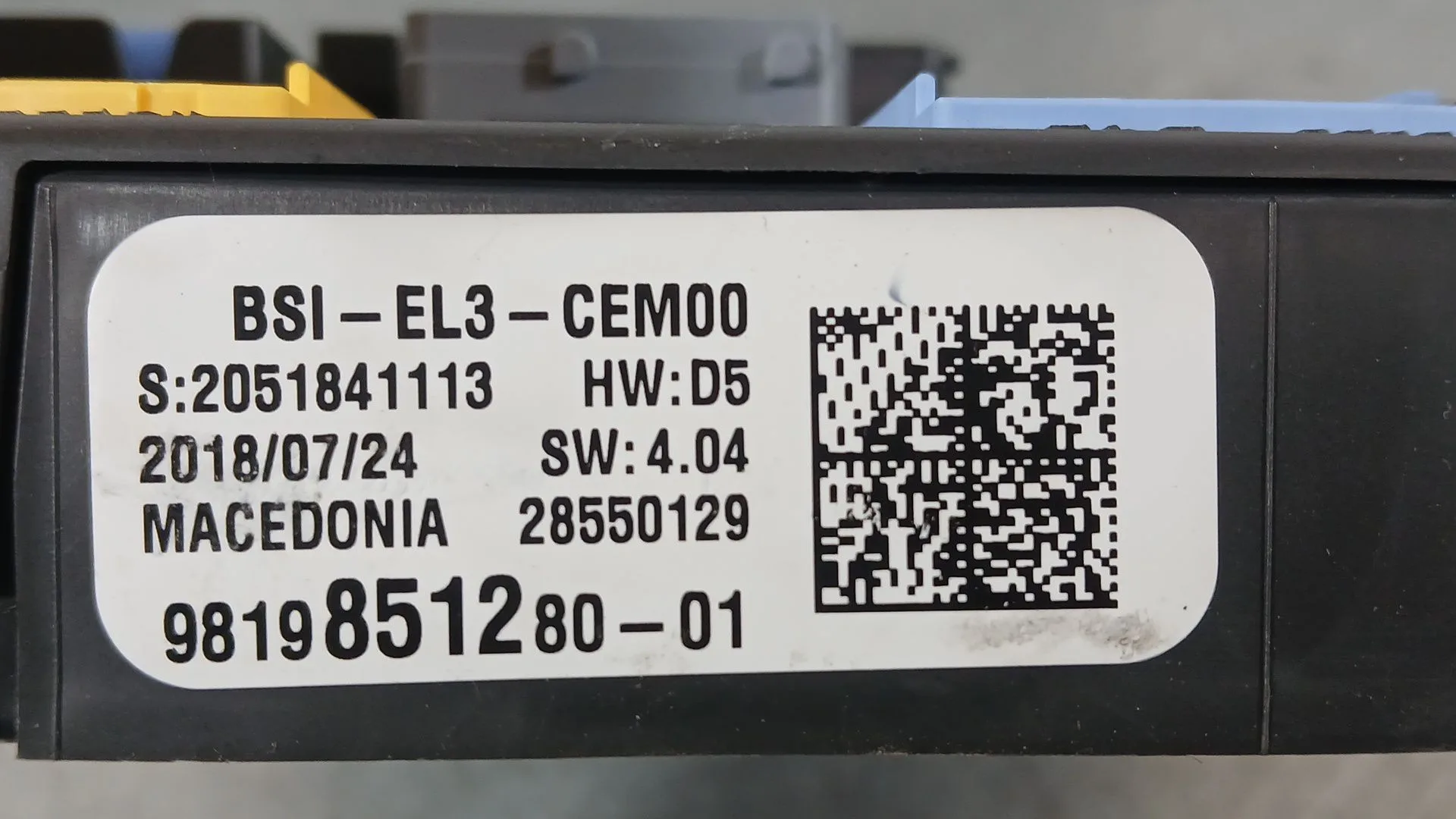Caja Reles / Fusibles para Citroën C4 Cactus
