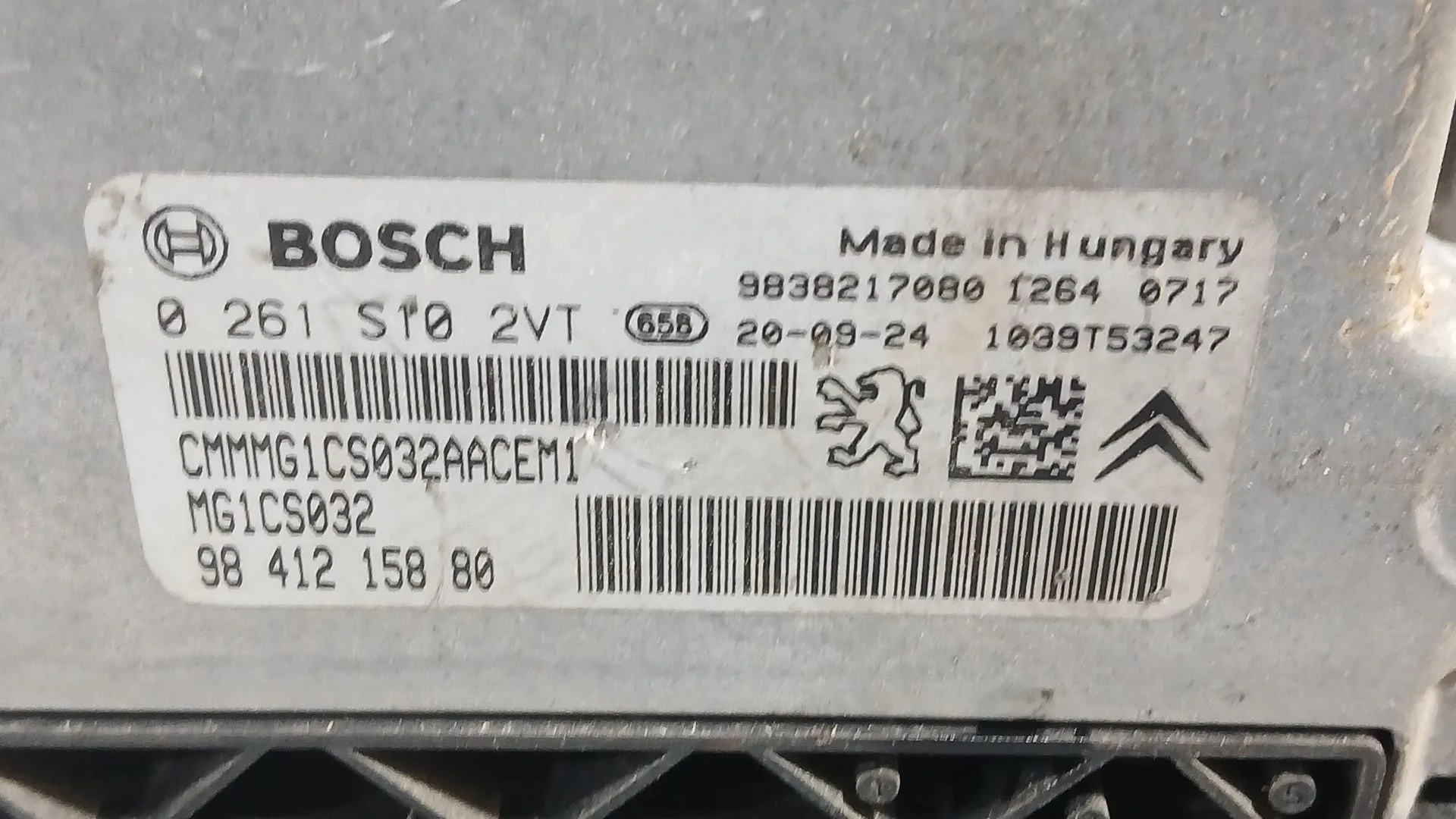 Centralita Motor Uce para Peugeot 208 (P2)