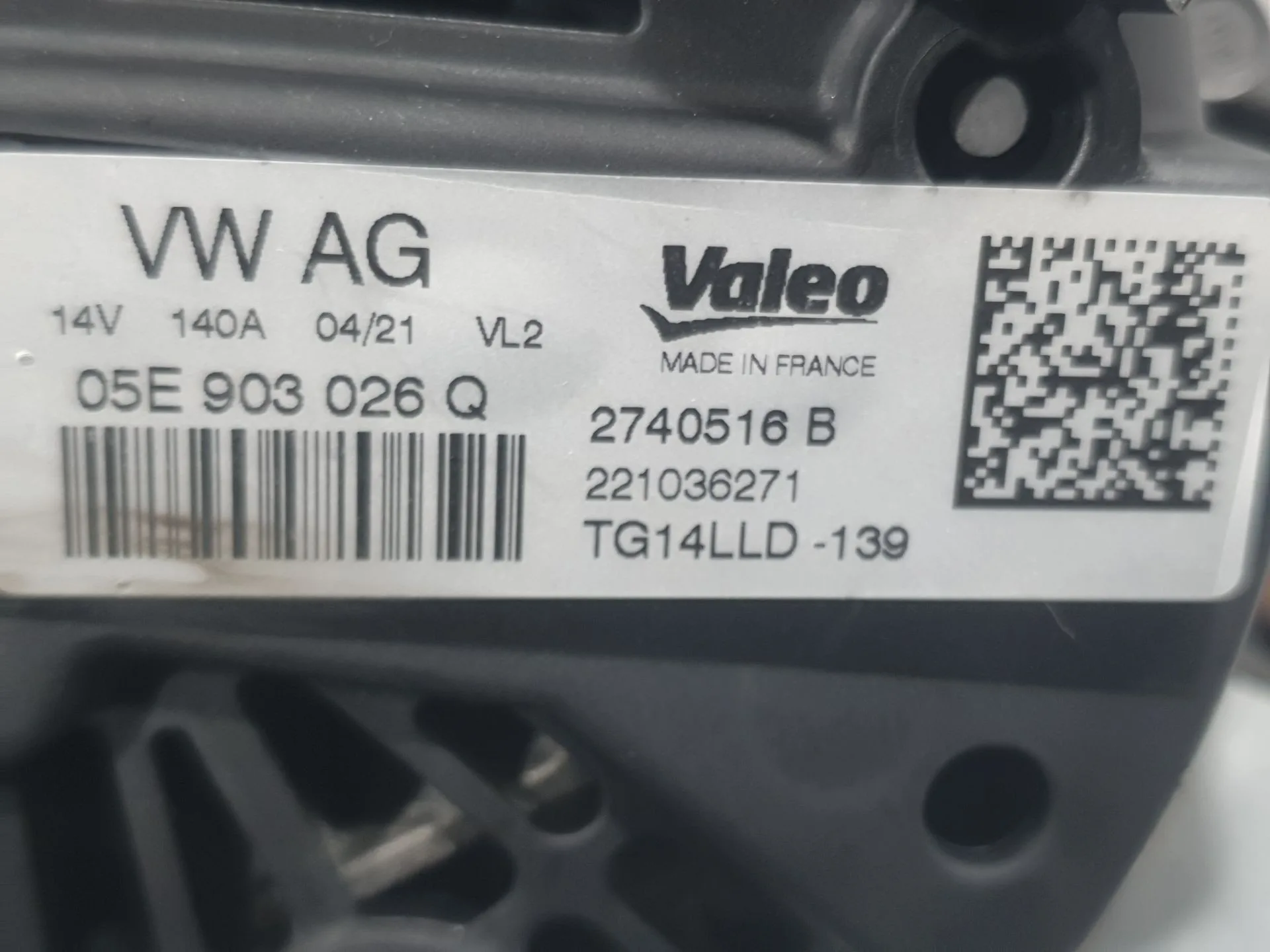 Alternador para Seat Arona (Kj7, Kjp)