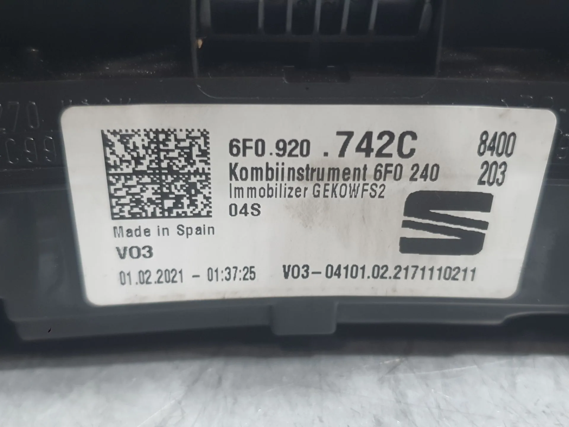 Cuadro Instrumentos para Seat Arona (Kj7, Kjp)