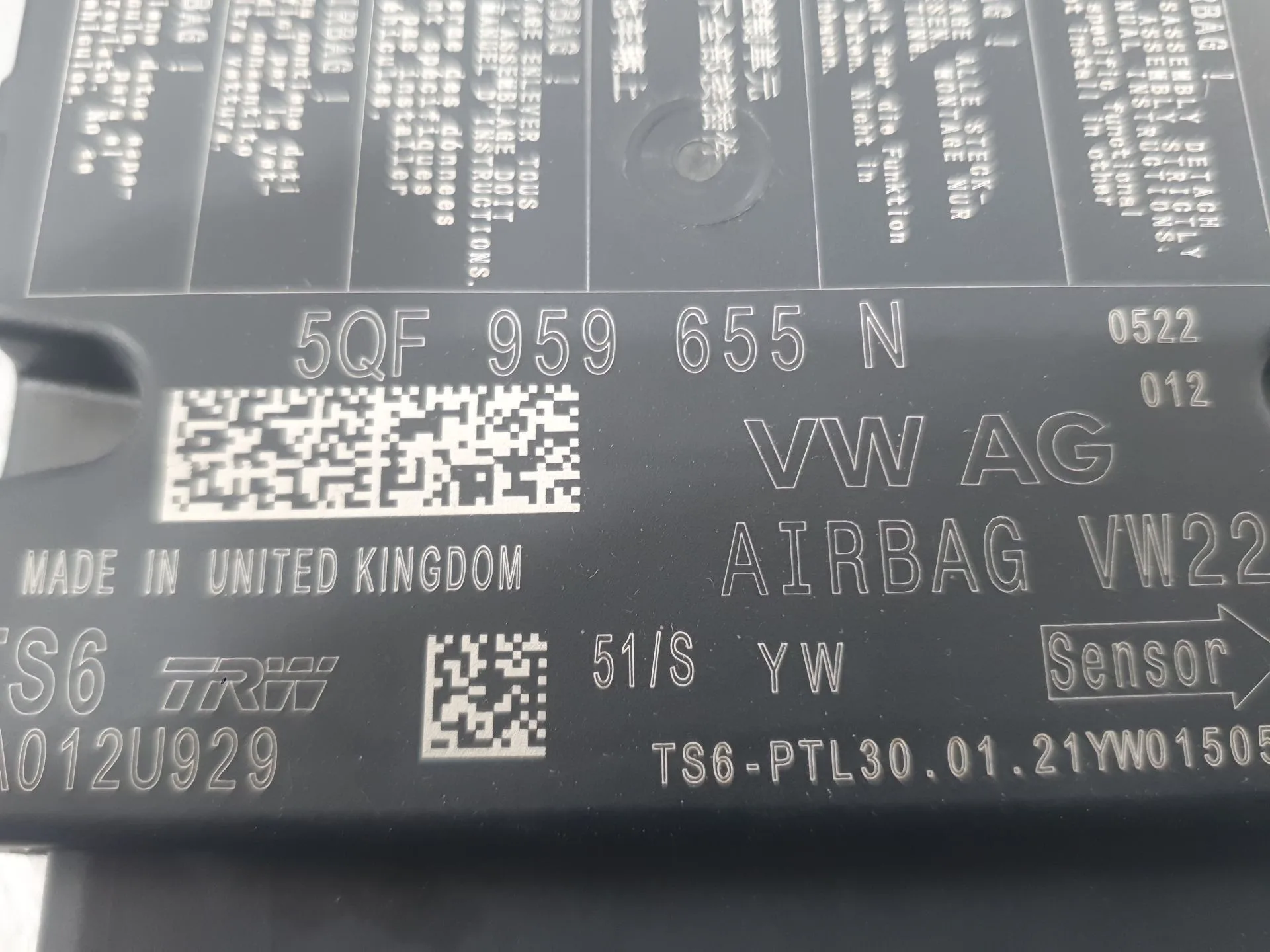 Kit Airbag para Seat Arona (Kj7, Kjp)