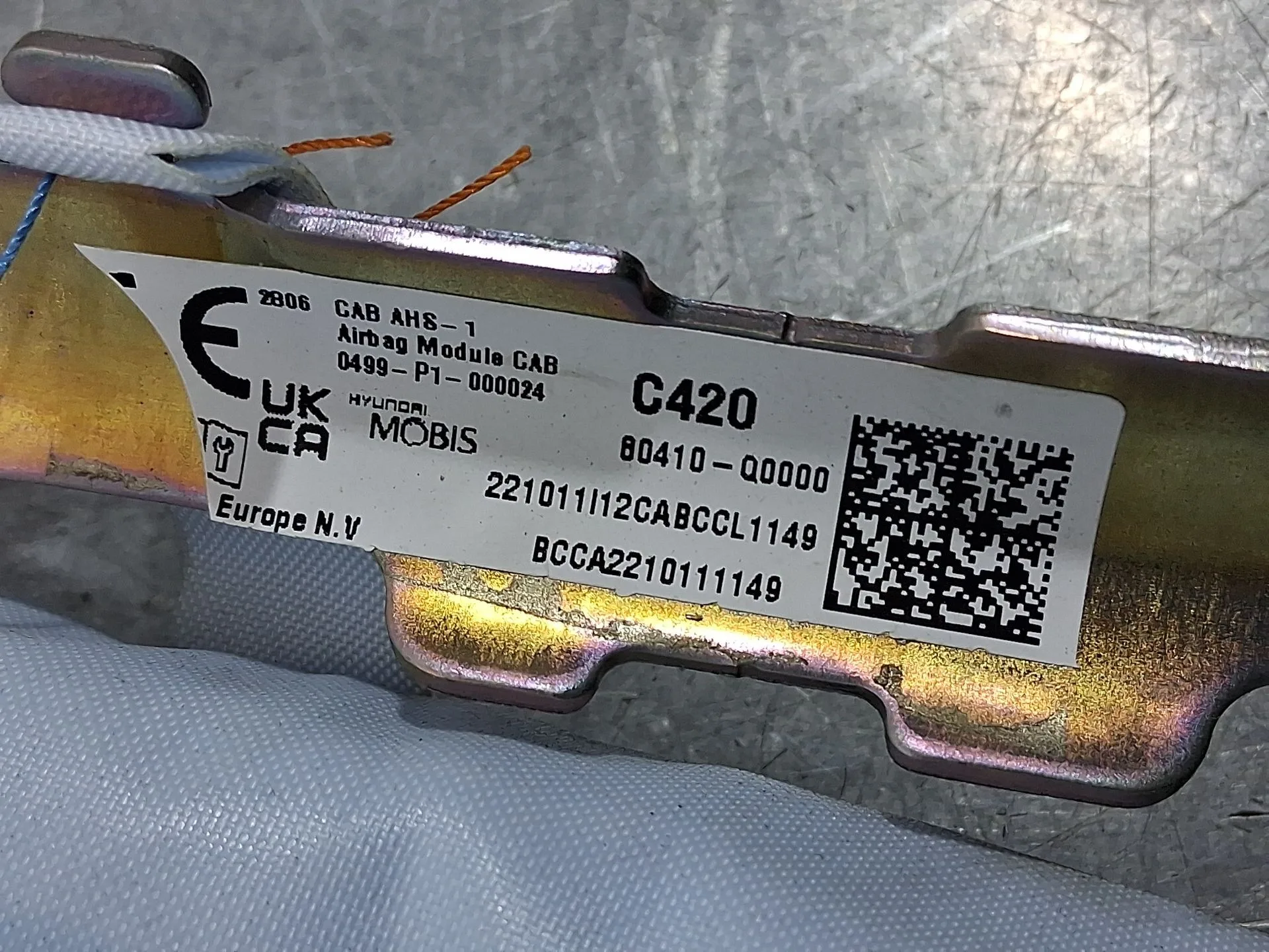 Airbag Cortina Delantero Izquierdo para Hyundai I20 Iii (Bc3, Bi3)