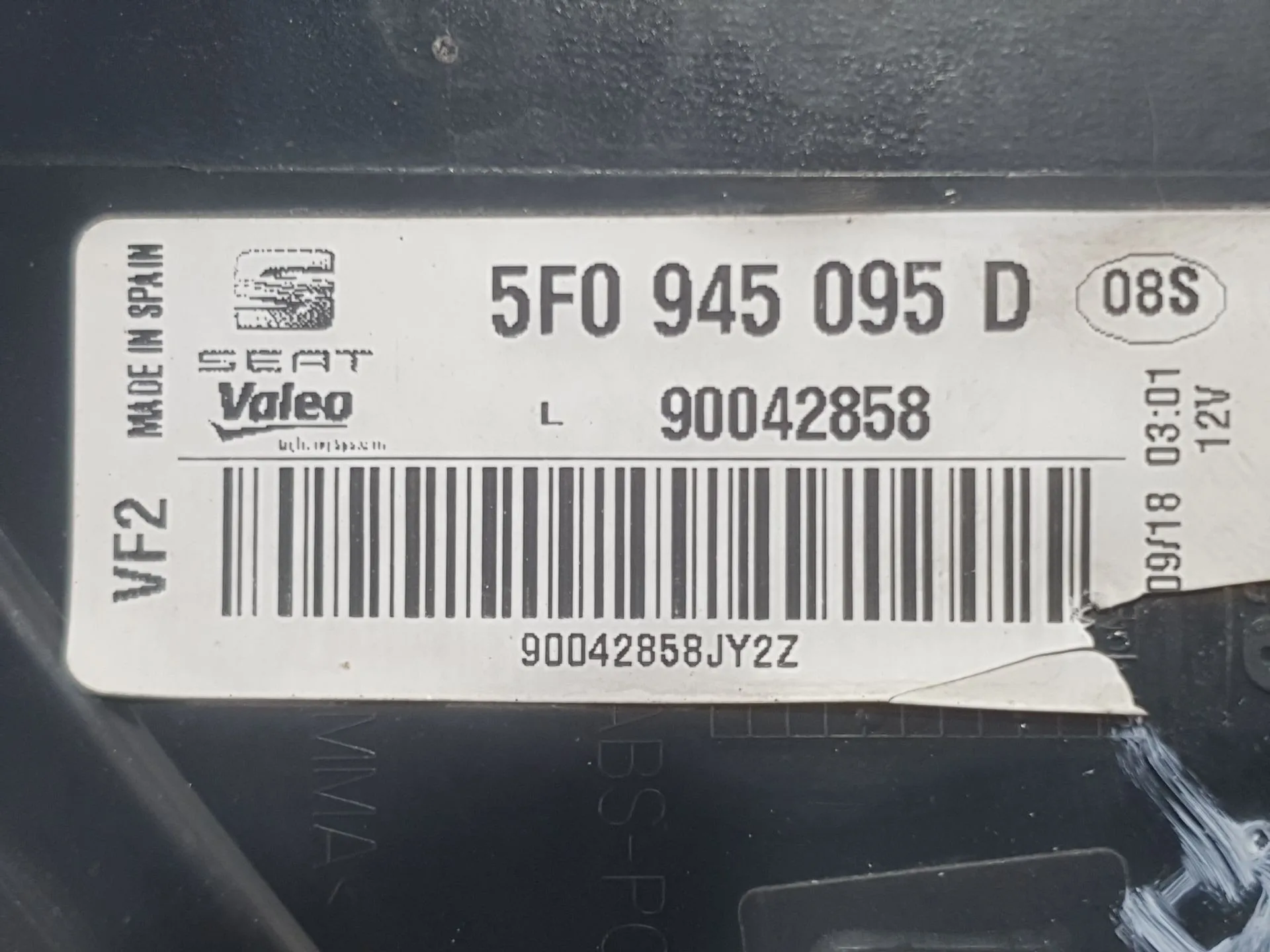 Piloto Trasero Izquierdo Interior para Seat Leon St (5F8)
