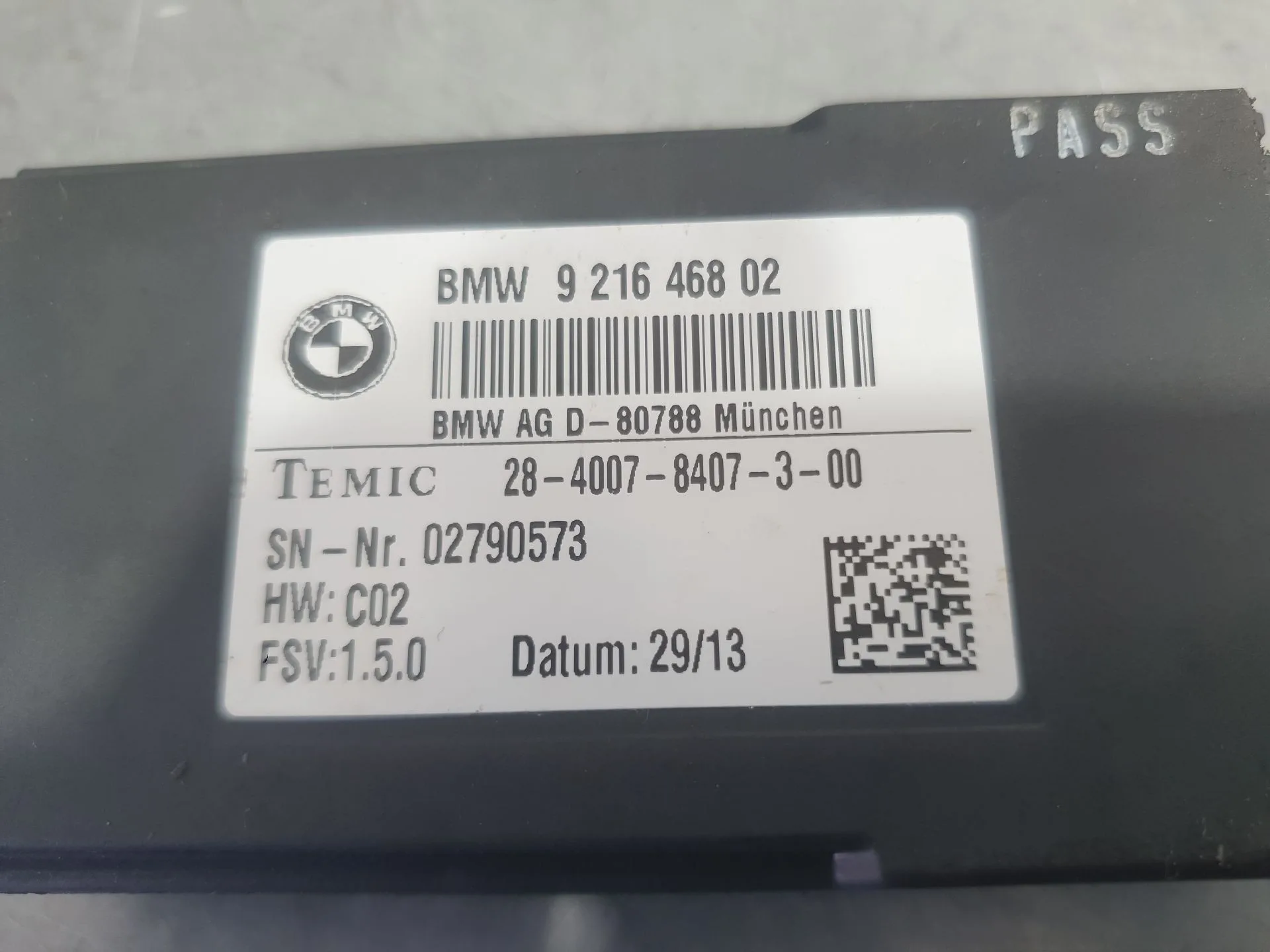 Modulo Electronico para Bmw 3 (F30, F80)