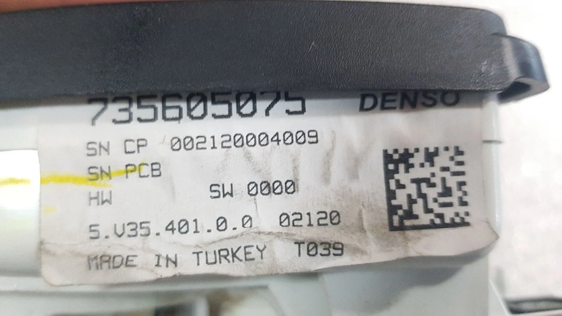 Mando Calefaccion / Aire Acondicionado para Fiat Doblo Cargo (263_)