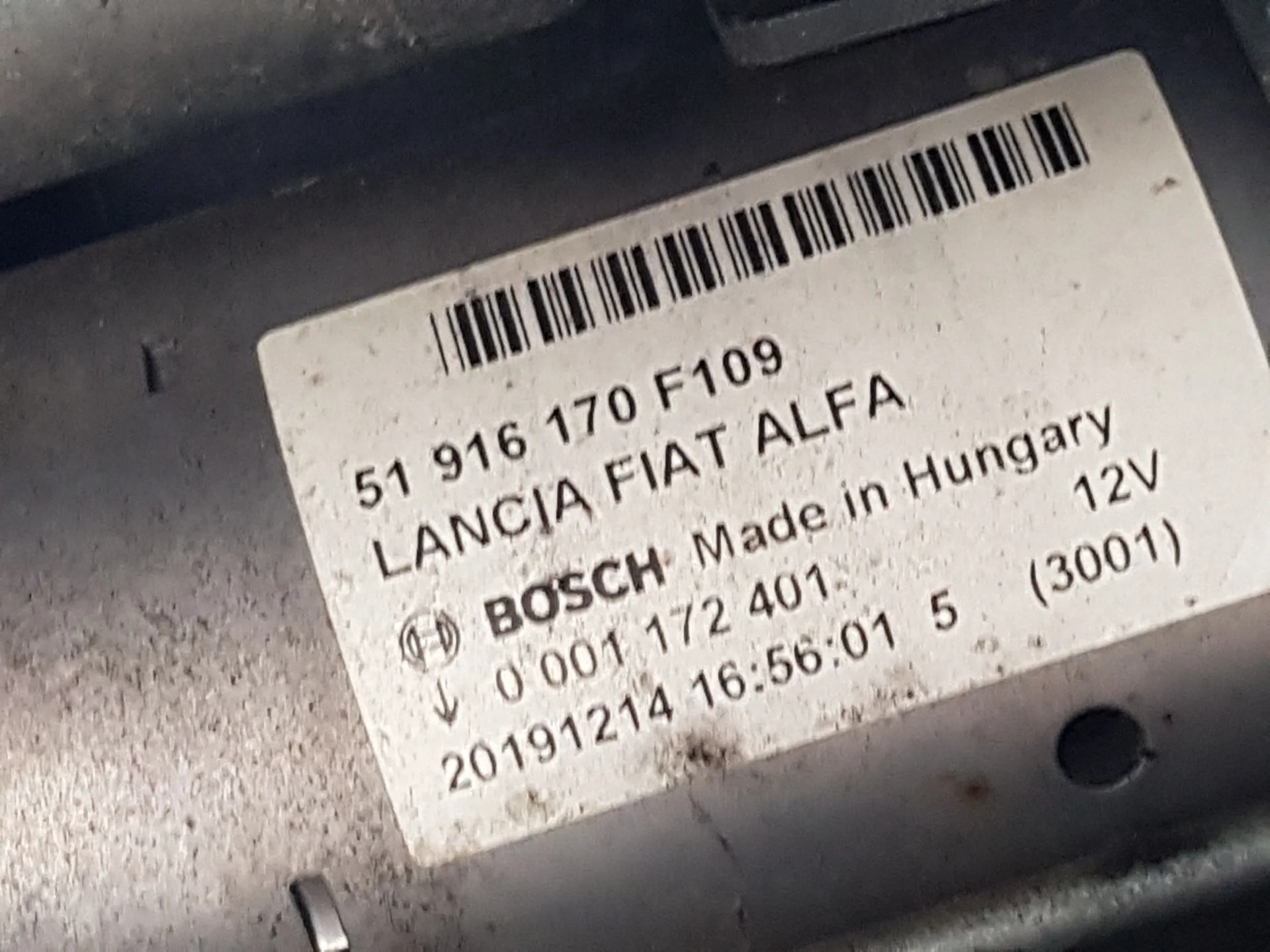 Motor Arranque para Fiat Doblo Cargo (263_)