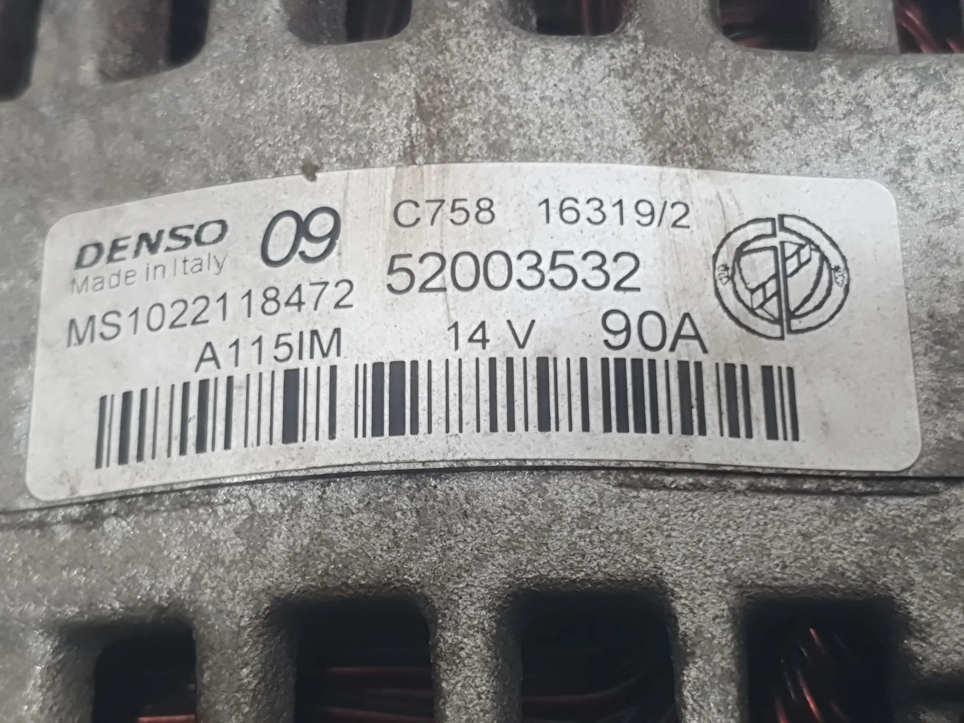 Alternador para Fiat 500 (312_)