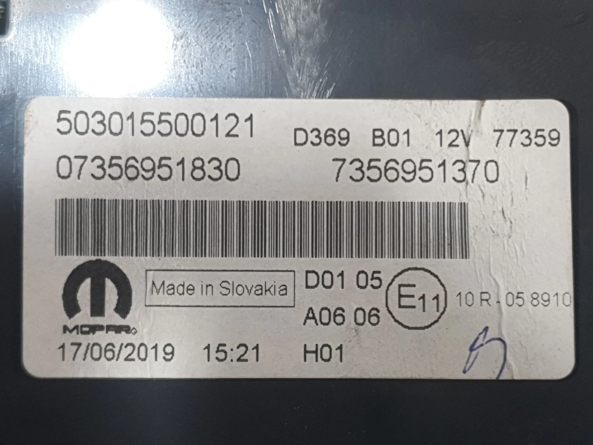 Cuadro Instrumentos para Fiat 500 (312_)