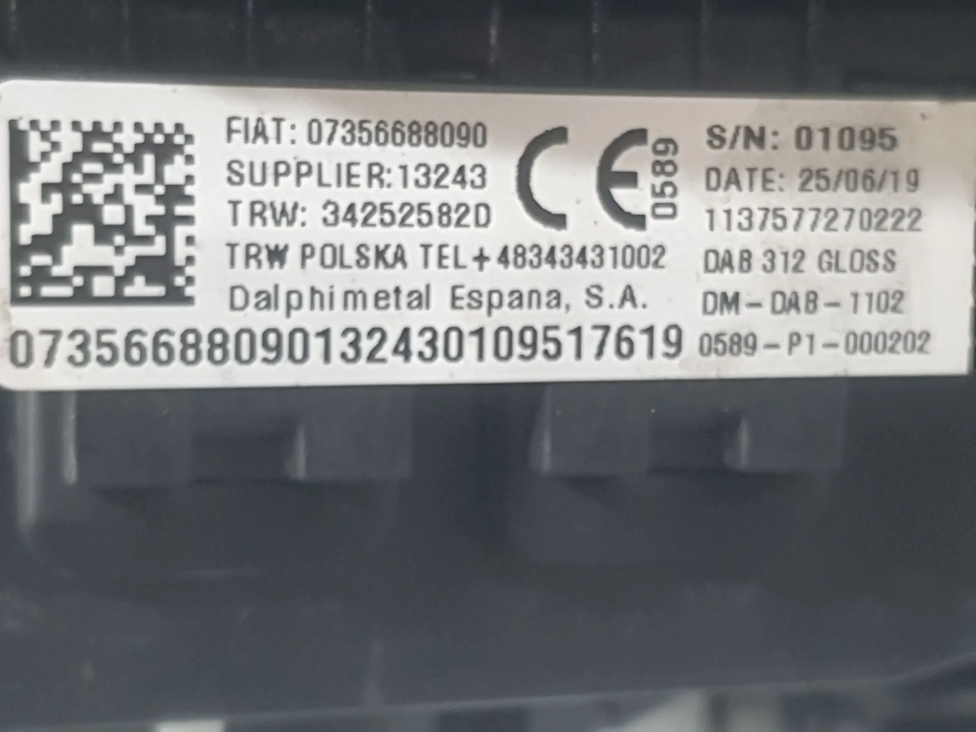Kit Airbag para Fiat 500 (312_)
