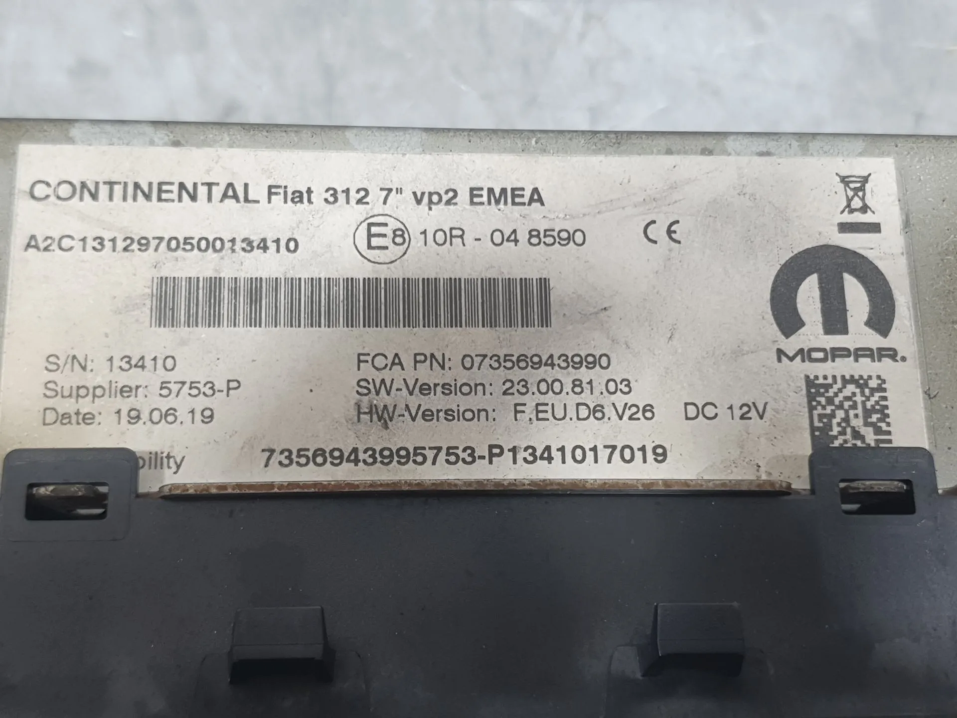 Sistema Navegacion Gps para Fiat 500 (312_)