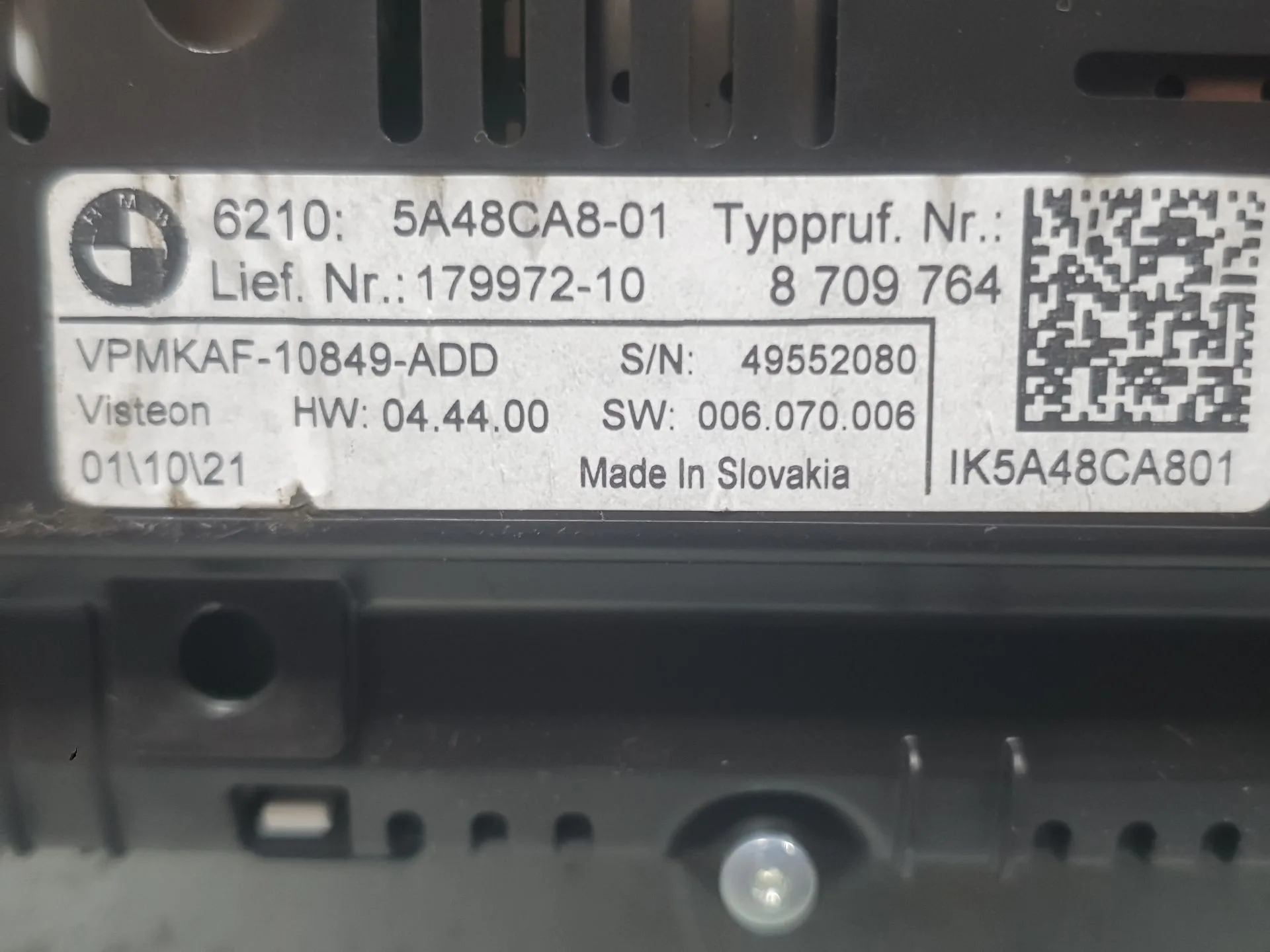 Cuadro Instrumentos para Bmw 1 (F40)