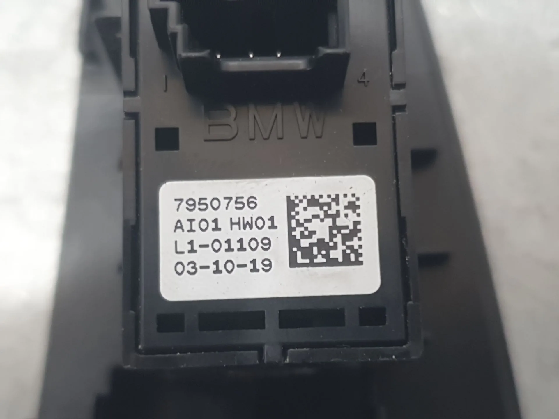 Mando Elevalunas Trasero Derecho para Bmw 1 (F40)