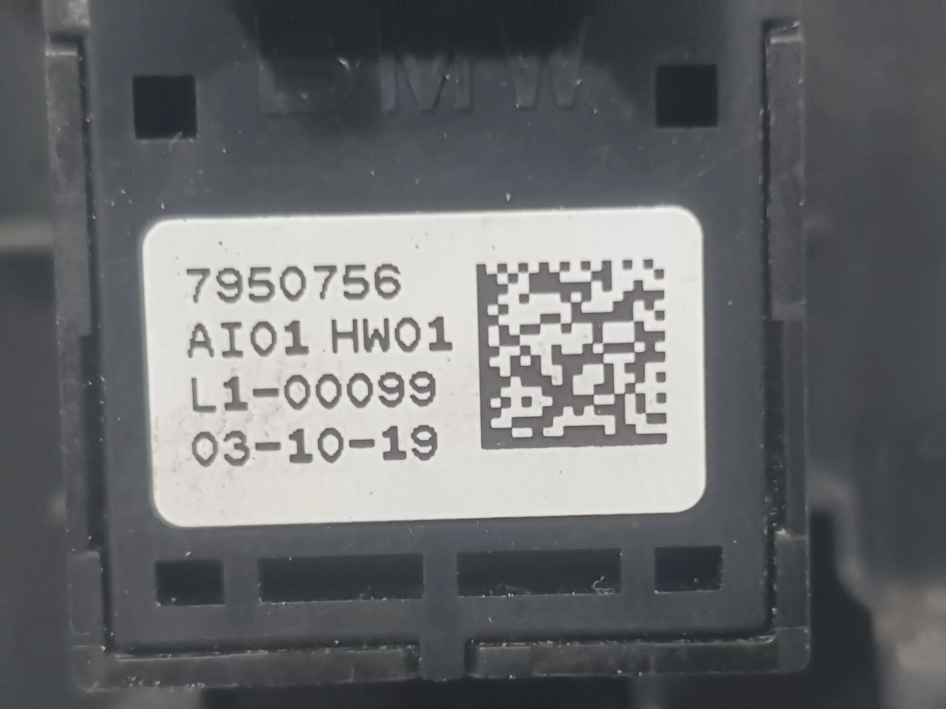 Mando Elevalunas Trasero Izquierdo para Bmw 1 (F40)