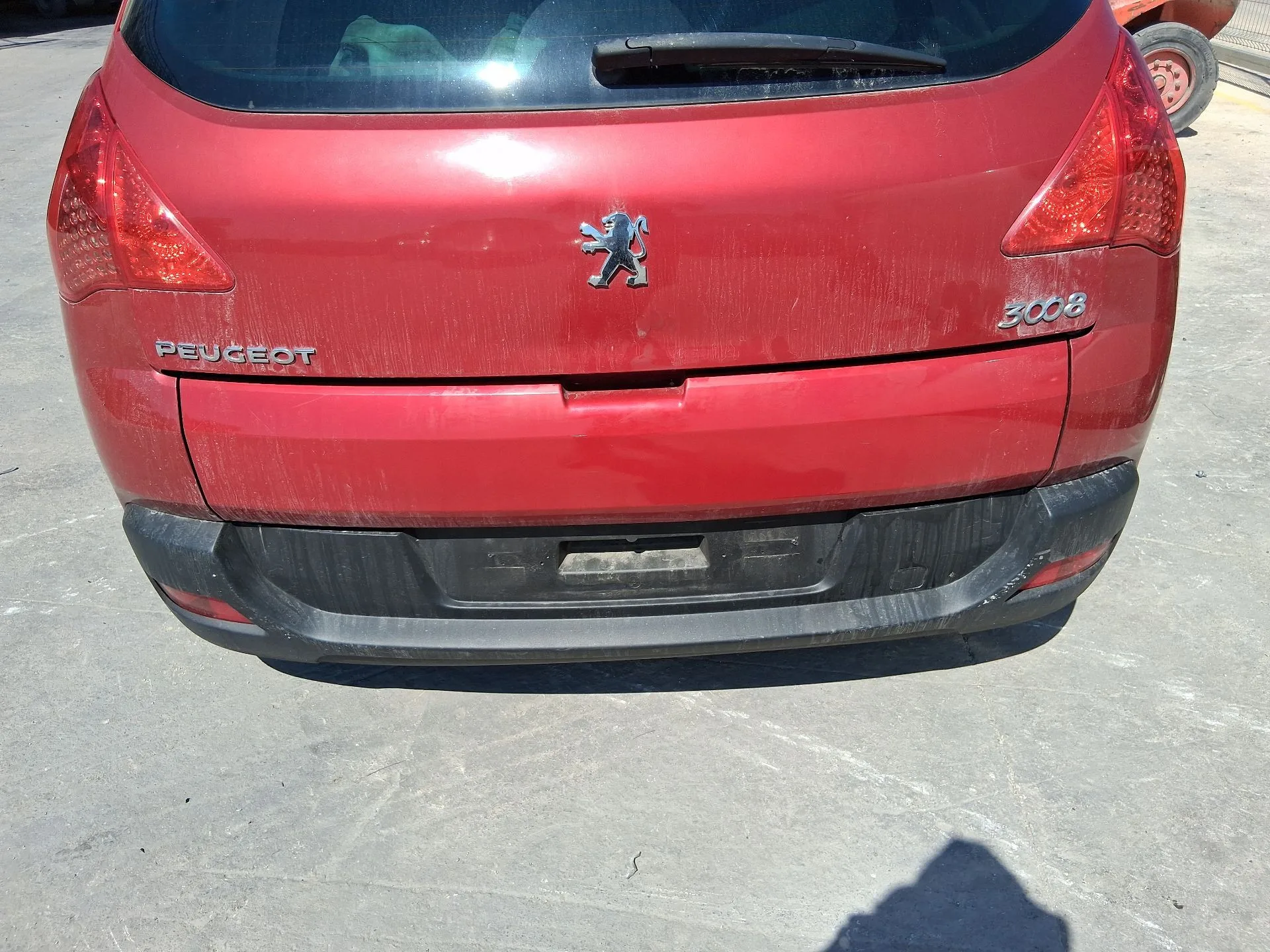 Paragolpes Trasero para Peugeot 3008 I Monospace (0U_)