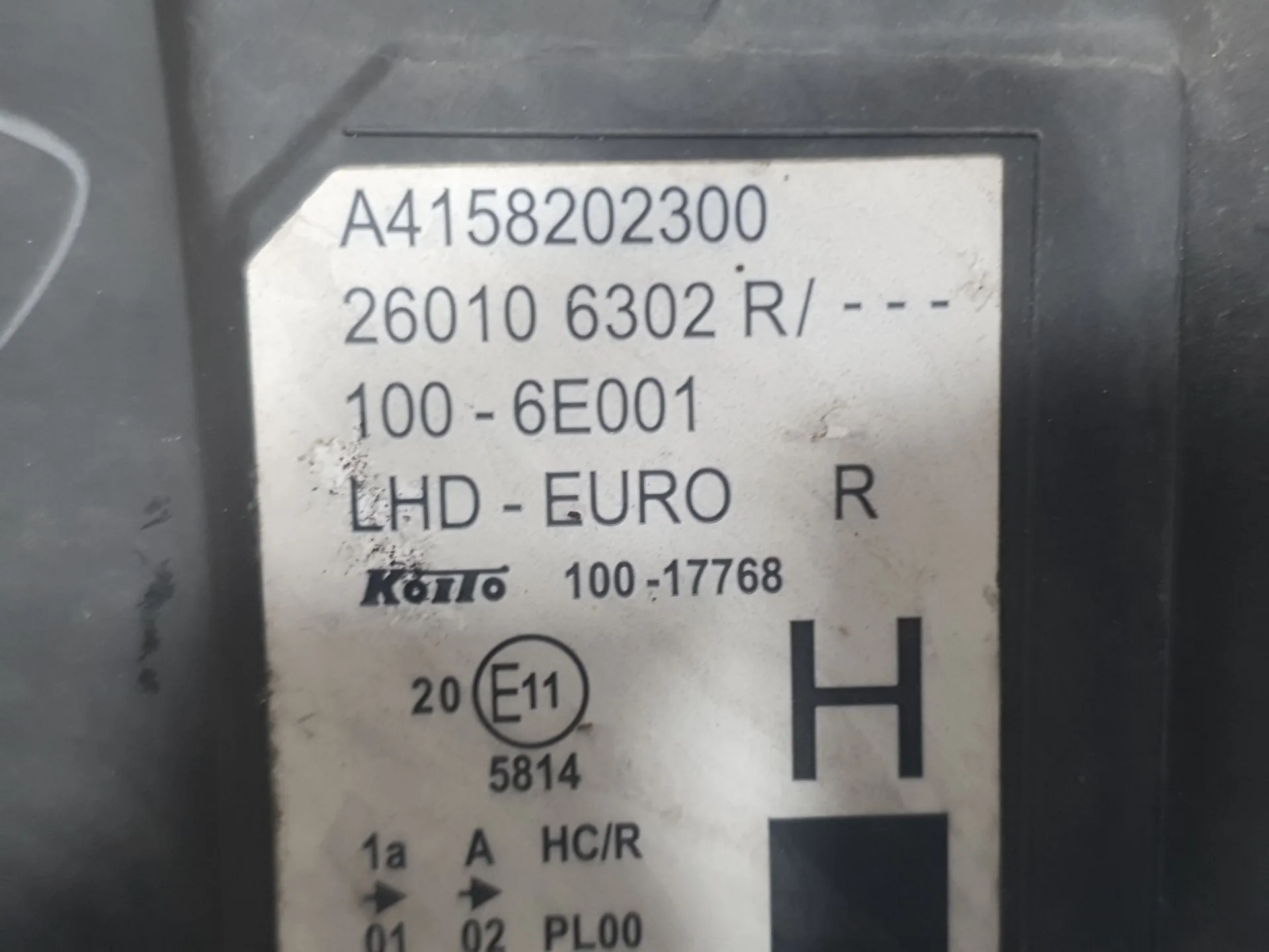Faro Derecho para Mercedes-Benz Citan Monospace (W415)