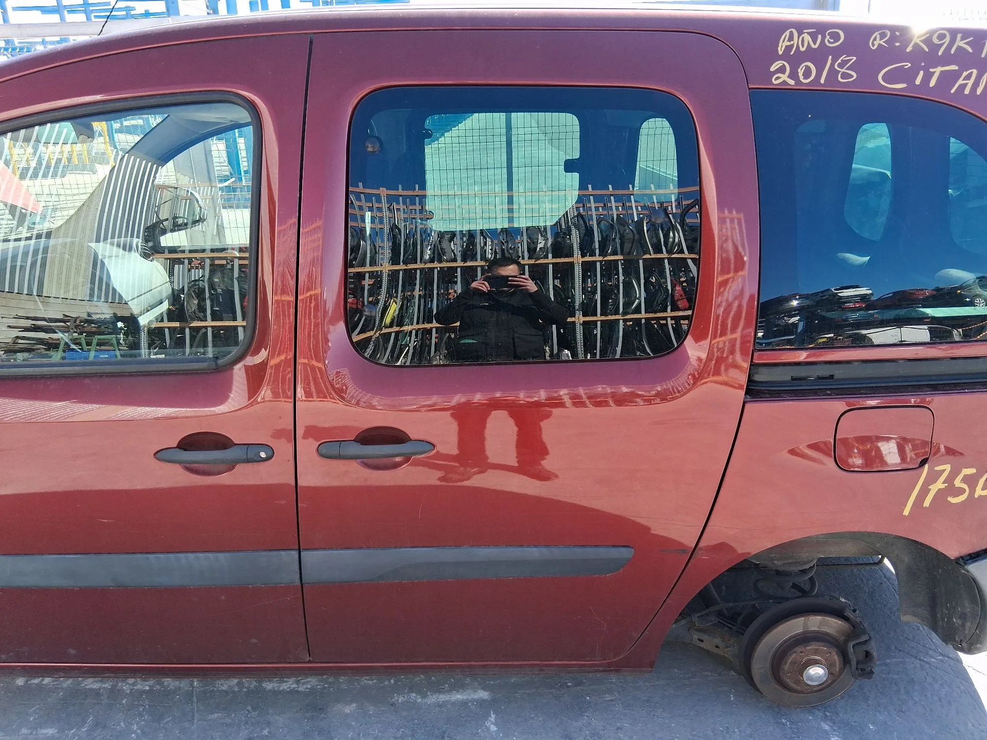 Puerta Lateral Corredera Izquierda para Mercedes-Benz Citan Monospace (W415)