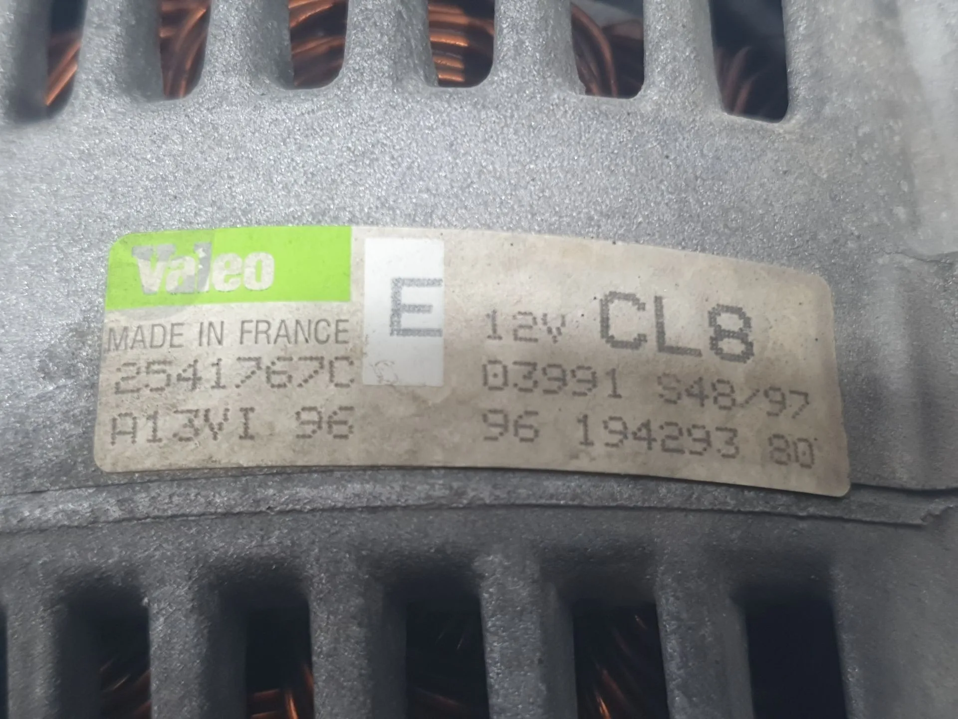 Alternador para Citroën Xsara (N1)