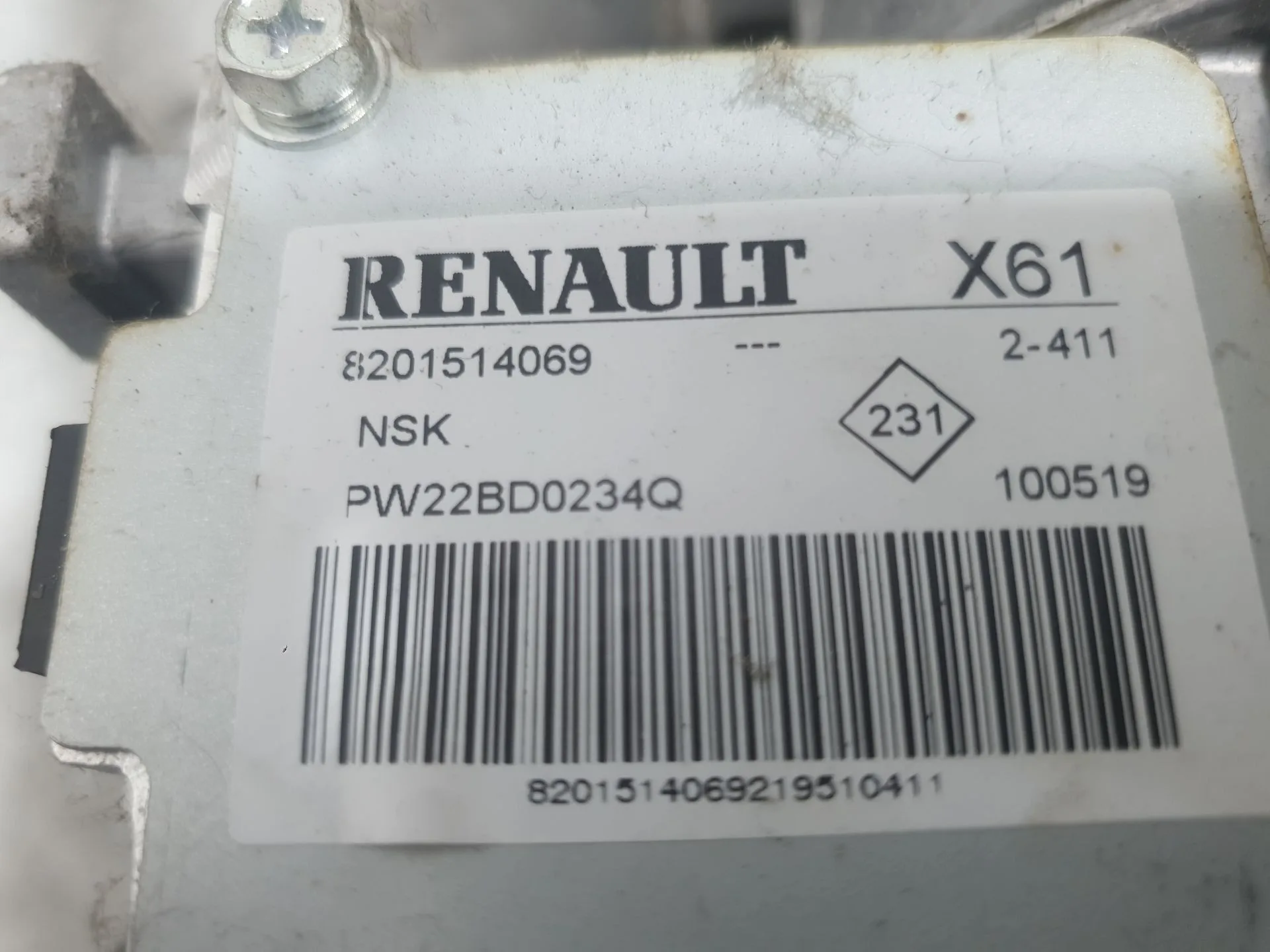 Columna Direccion para Renault Kangoo Express (Fw0/1_)