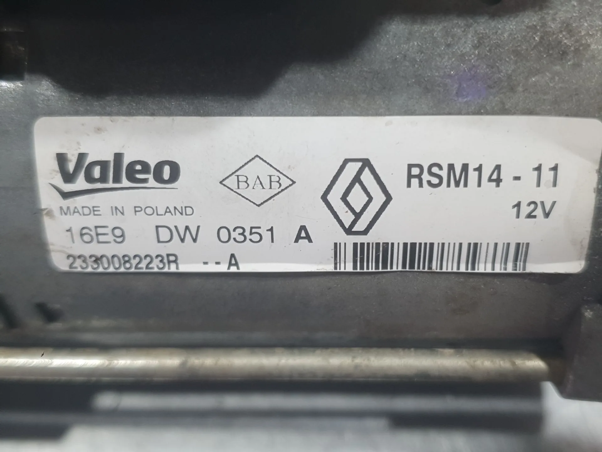 Motor Arranque para Renault Kangoo Express (Fw0/1_)