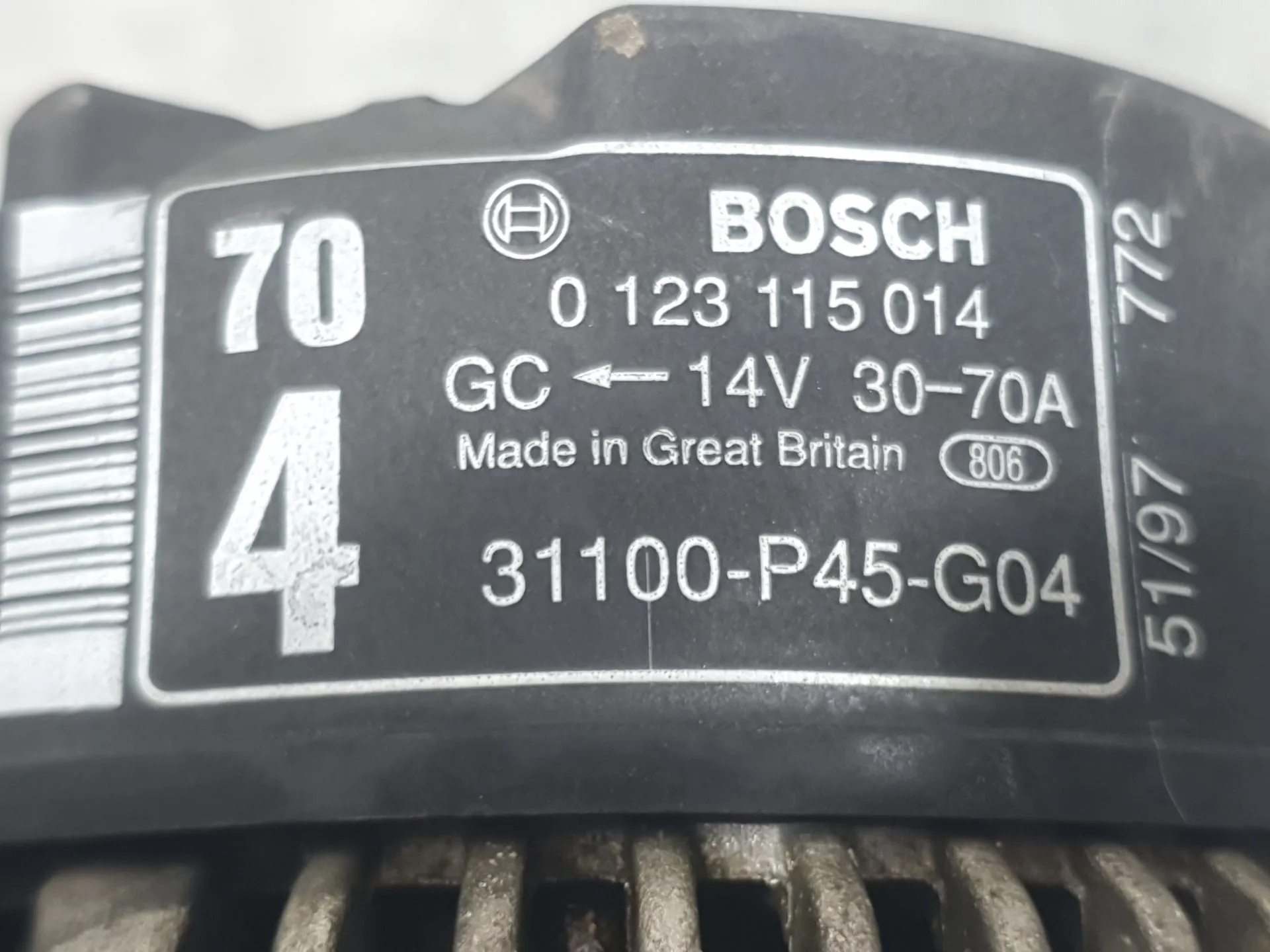 Alternador para Rover 600 I (Rh)