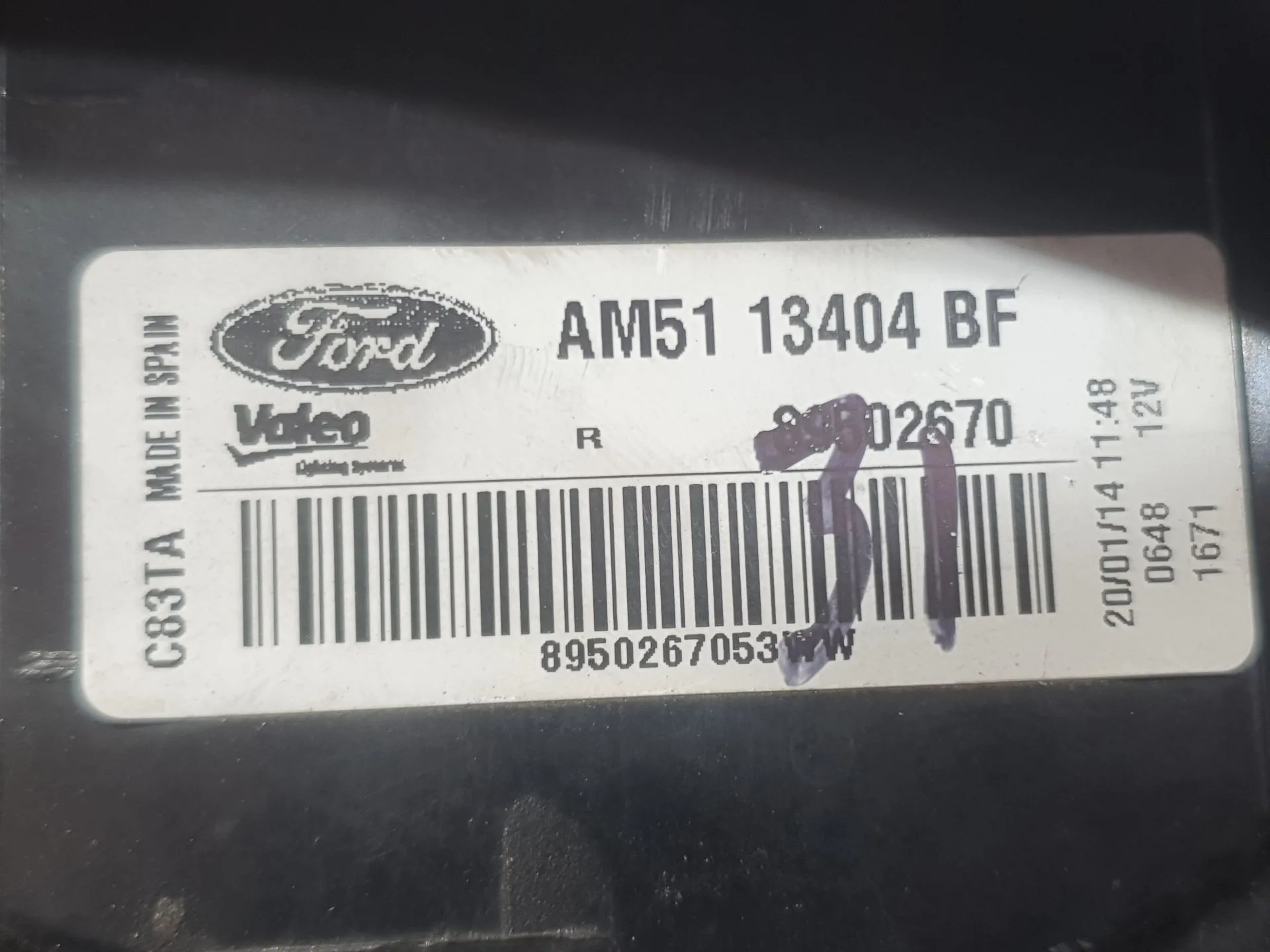Piloto Trasero Derecho Exterior para Ford C-Max Ii (Dxa/Cb7, Dxa/Ceu)