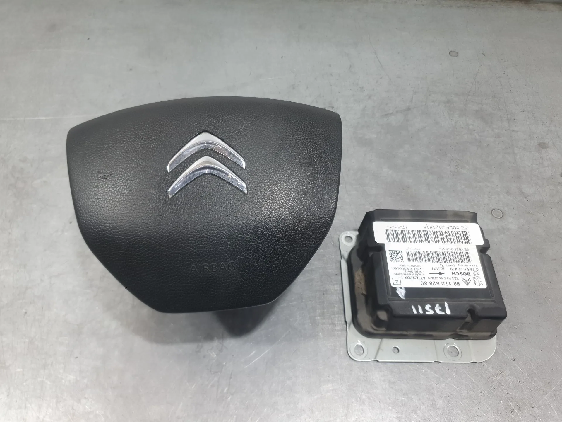 Kit Airbag para Citroën Jumpy Iii Furgoneta (V_)