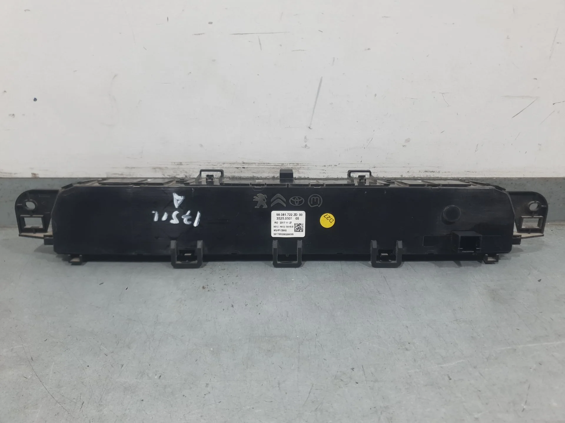 Mando Climatizador para Citroën Jumpy Iii Furgoneta (V_)