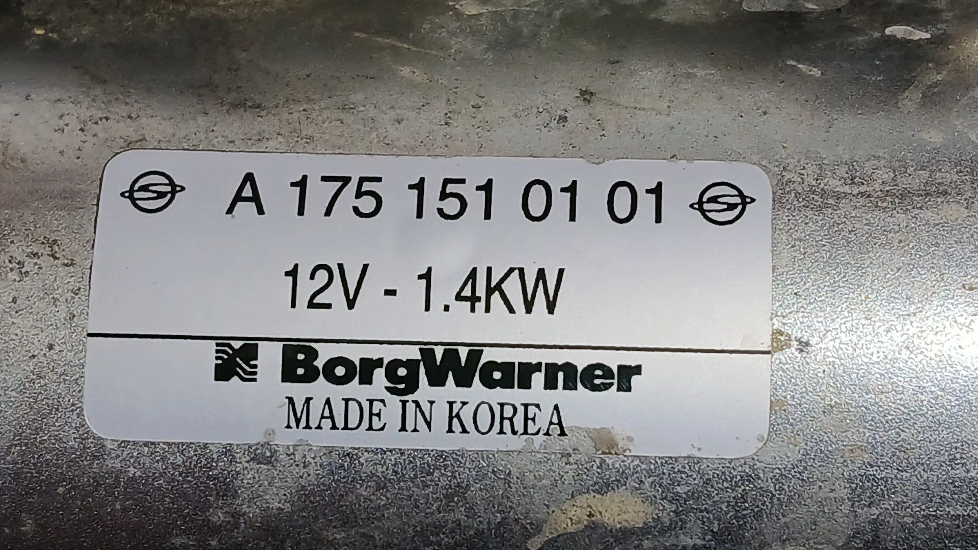 Motor Arranque para Ssangyong Tivoli