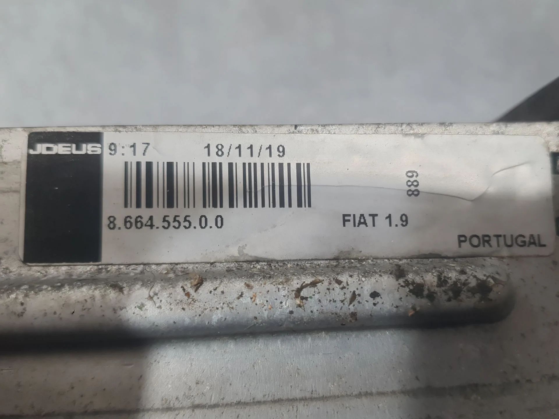 Intercooler para Fiat Doblo Cargo (263_)
