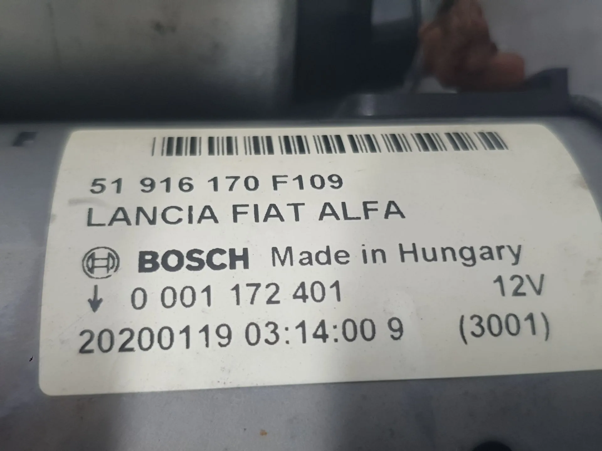 Motor Arranque para Fiat Doblo Cargo (263_)
