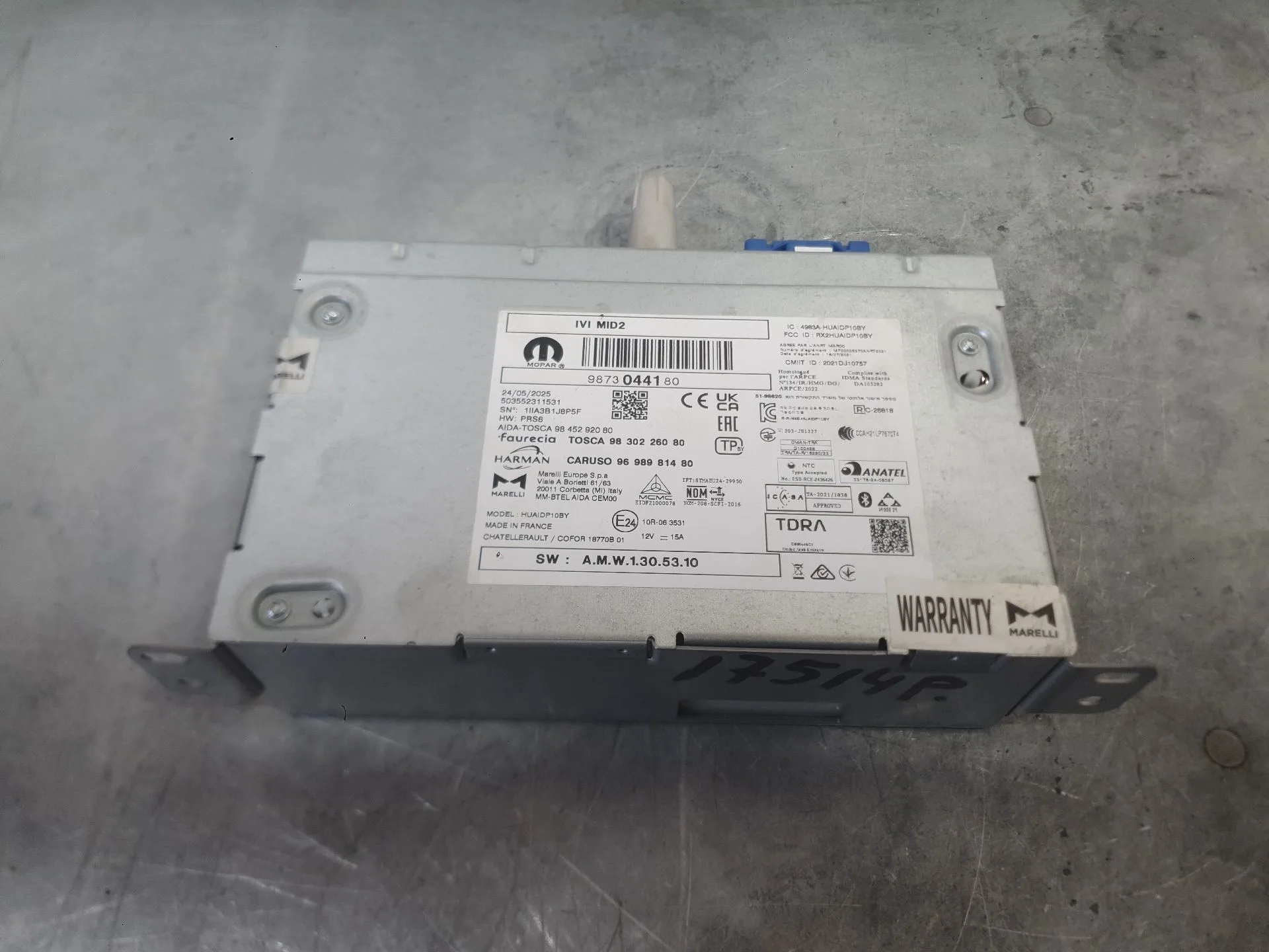 Sistema Audio / Radio para Opel Mokka