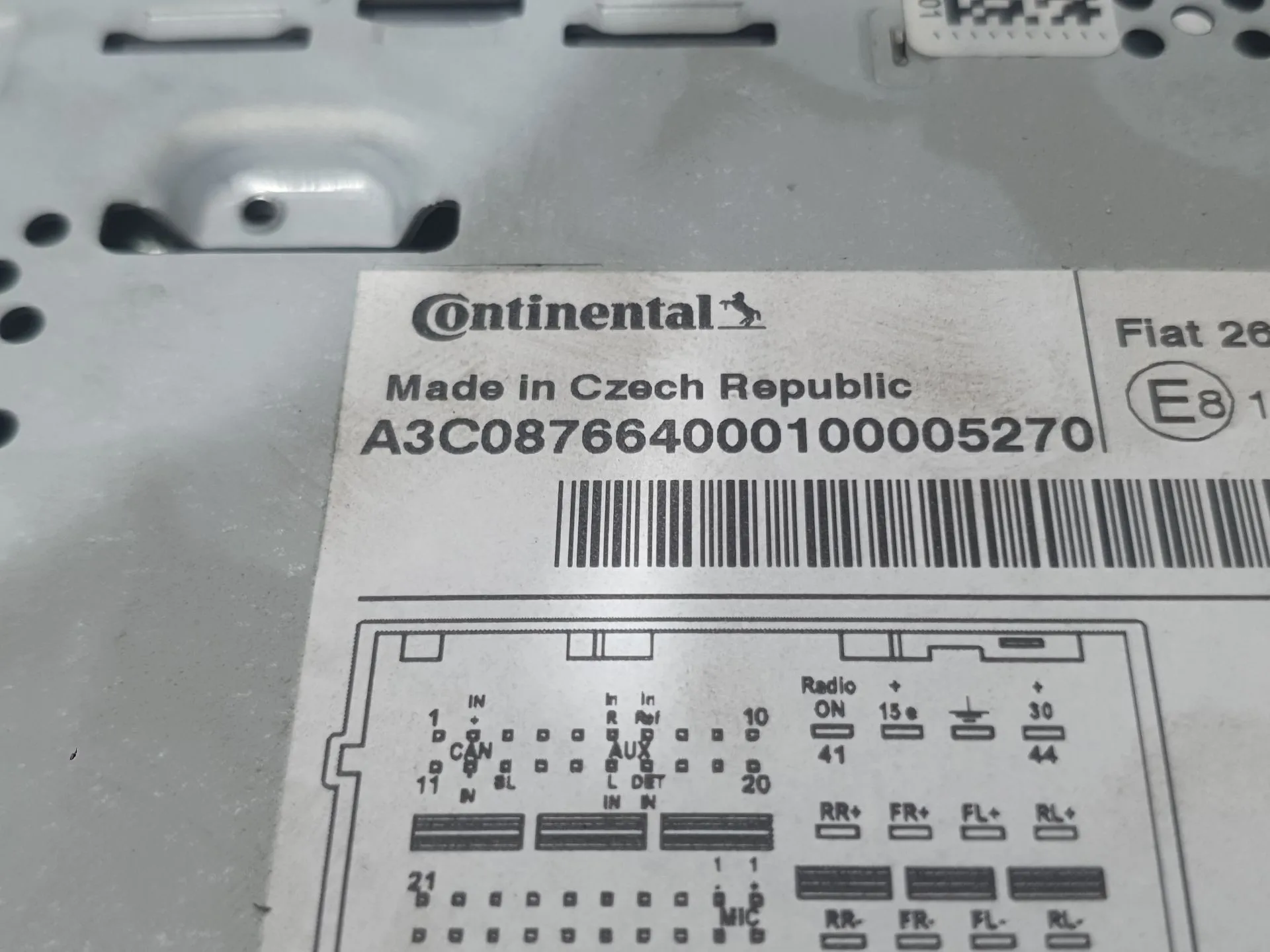Sistema Audio / Radio para Fiat Doblo Cargo (263_)