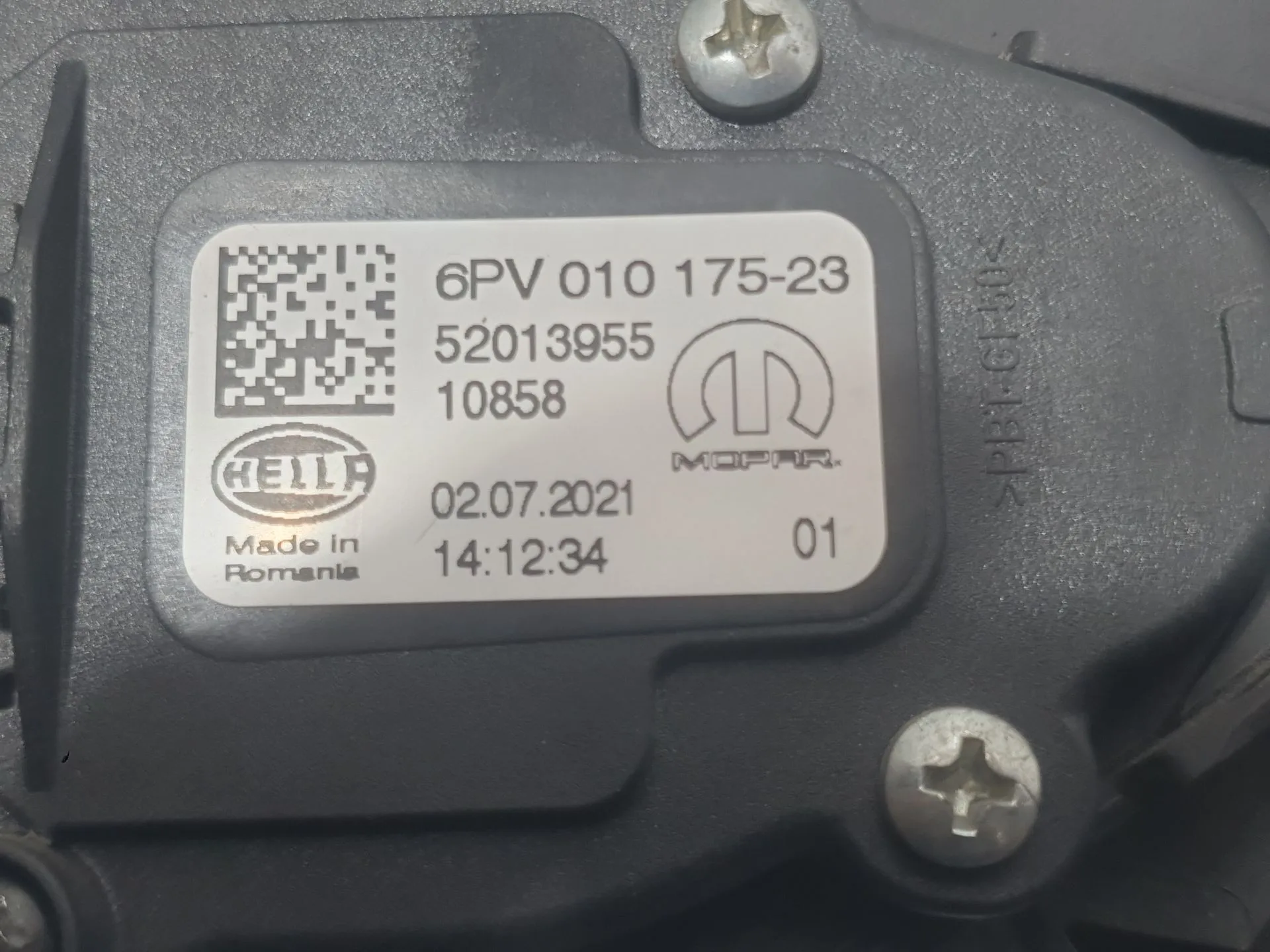 Potenciometro Pedal para Fiat Doblo Cargo (263_)